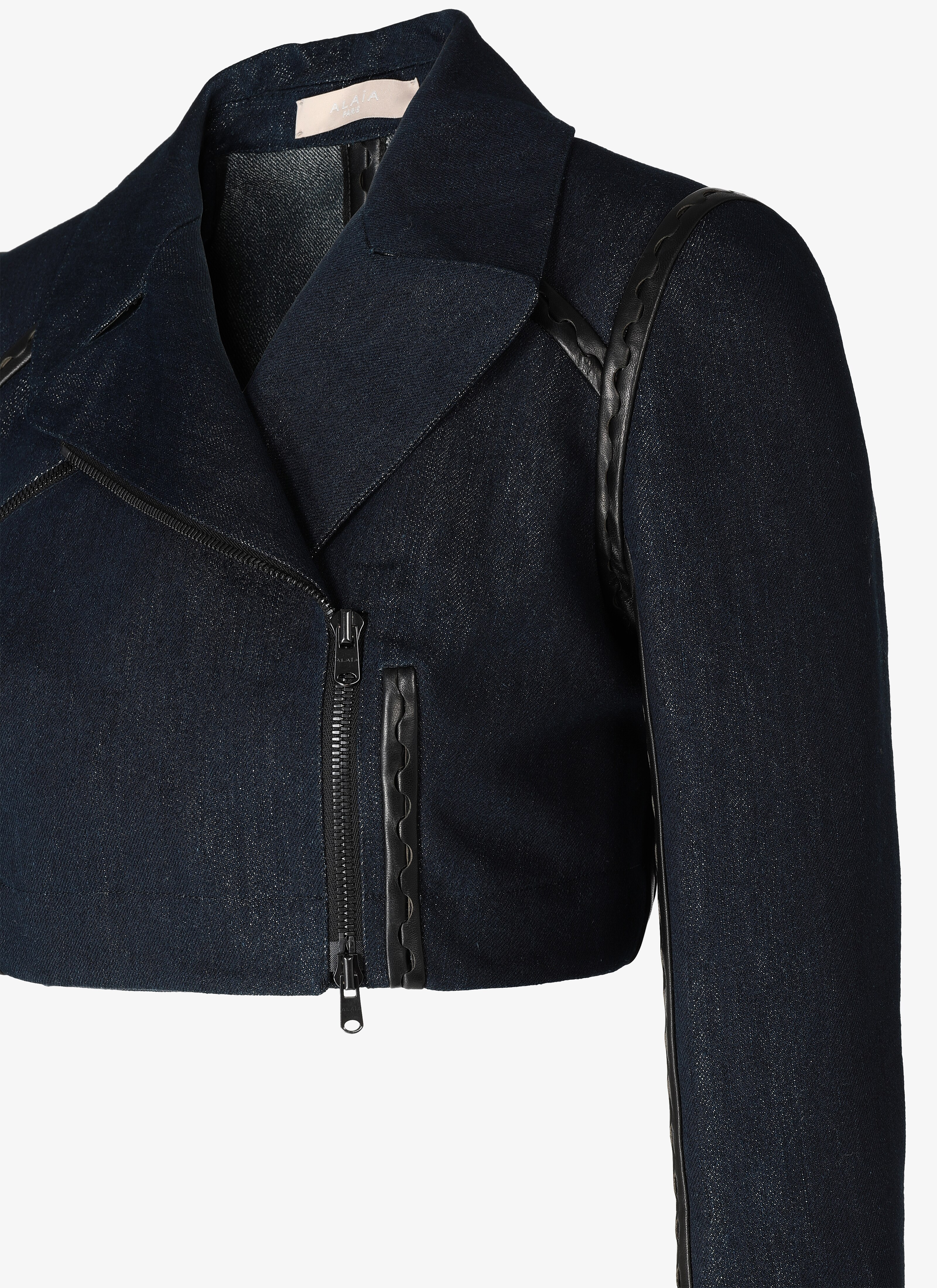 Leather Jacket Leather Jacket - maison-alaia.com