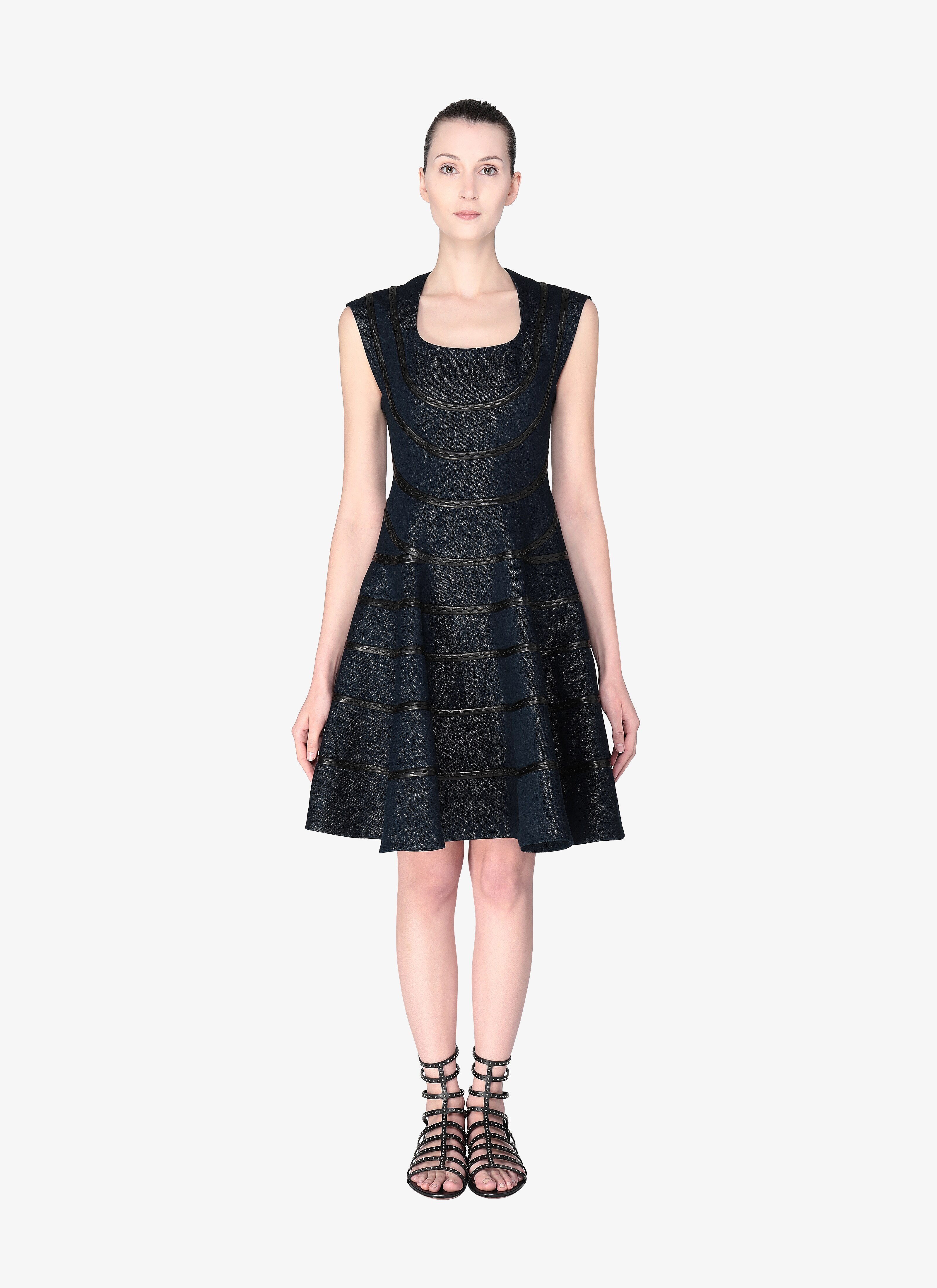 Sleeveless Denim Dress Sleeveless Denim Dress - maison-alaia.com