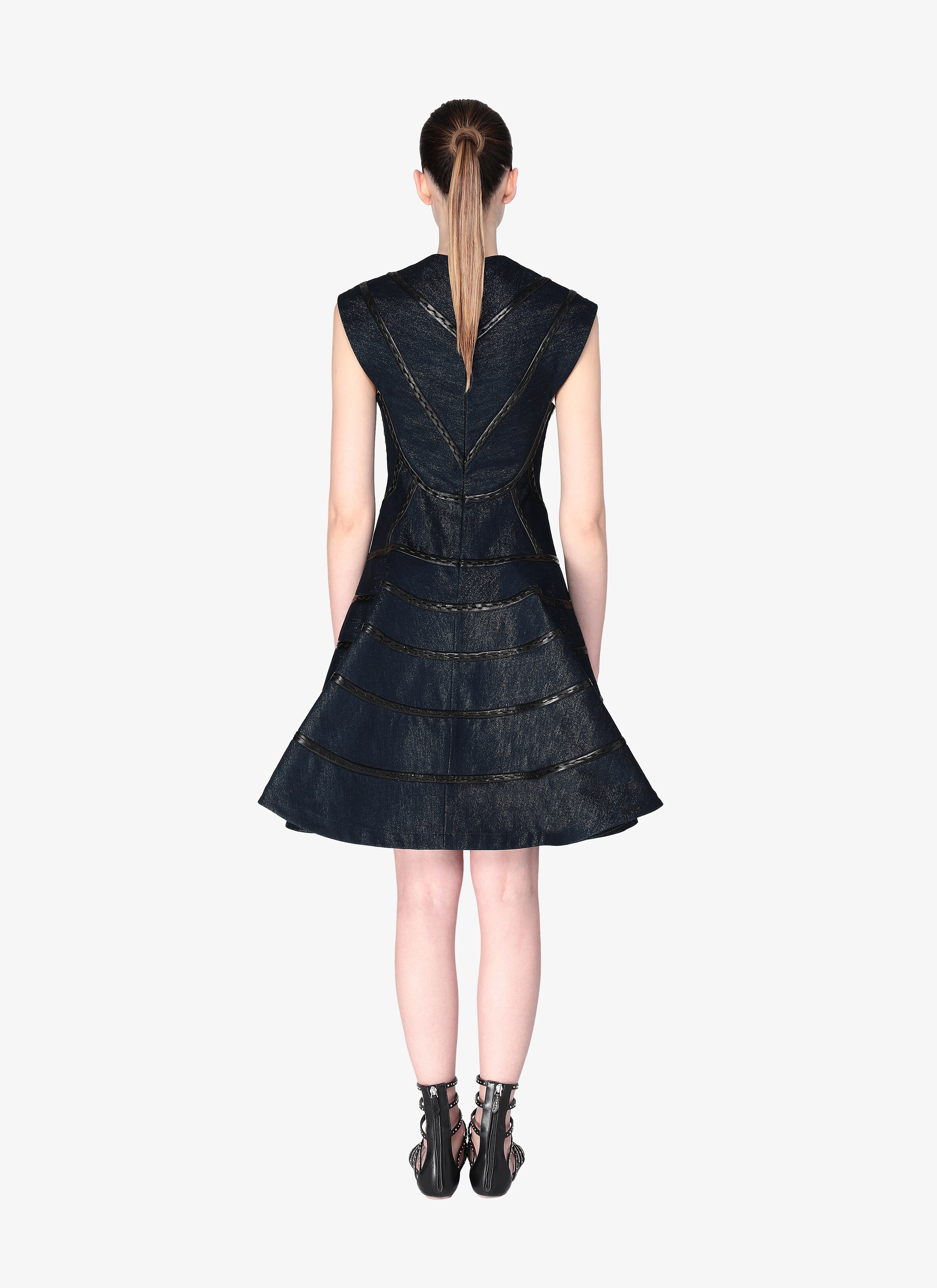 Sleeveless Denim Dress Sleeveless Denim Dress - maison-alaia.com