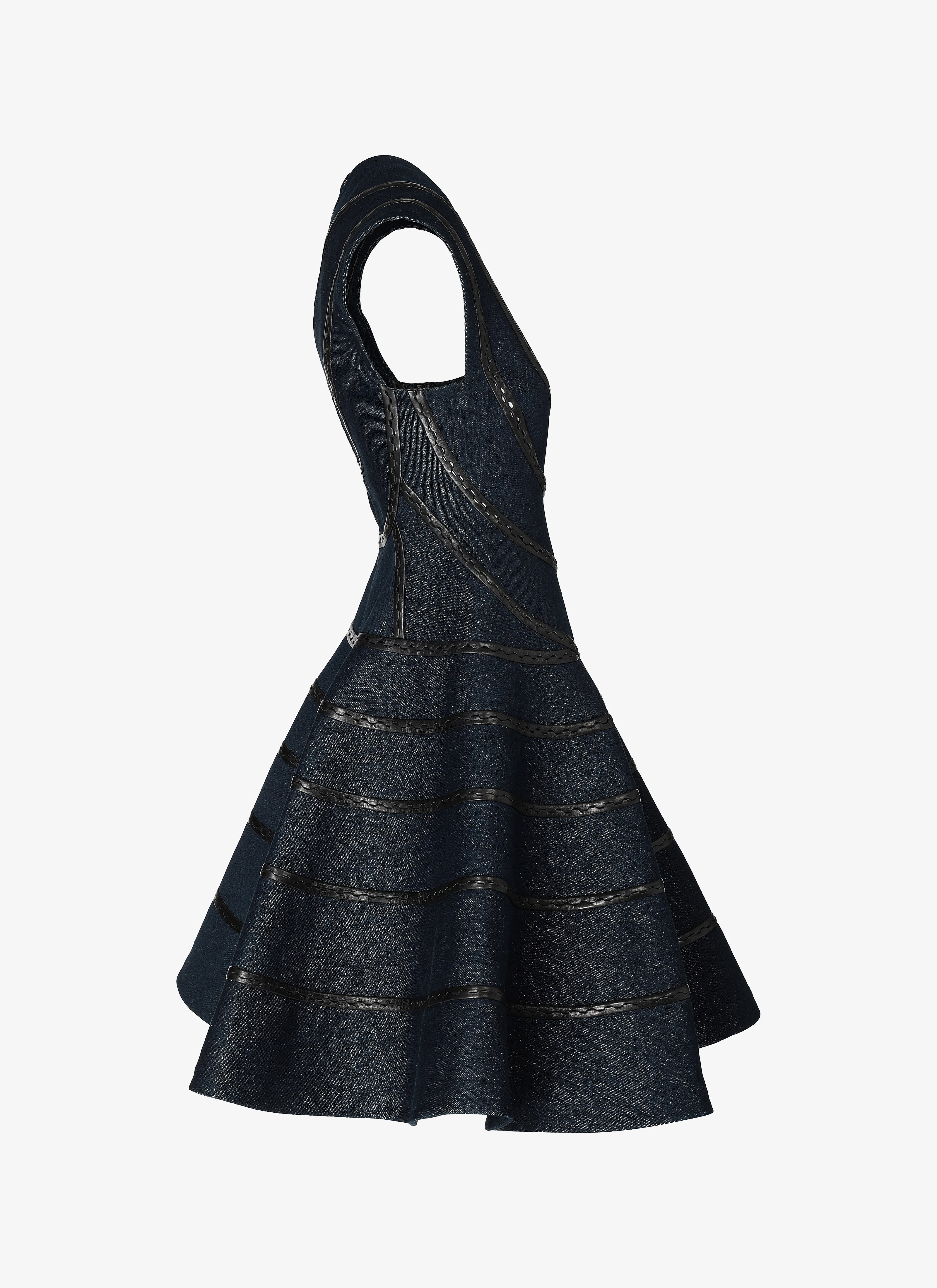Sleeveless Denim Dress Sleeveless Denim Dress - maison-alaia.com