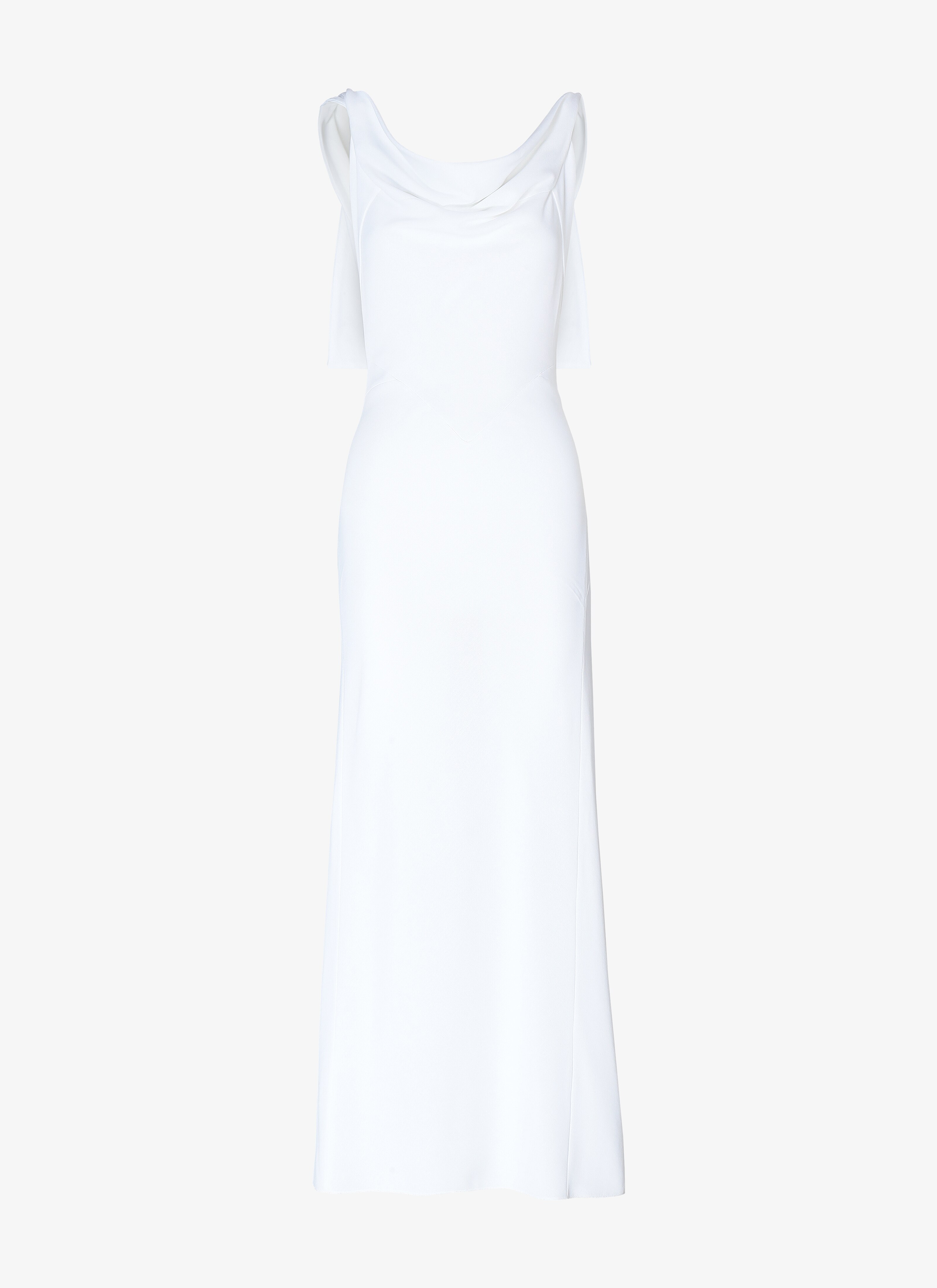 ALAÏA WHITE LONG DRESS