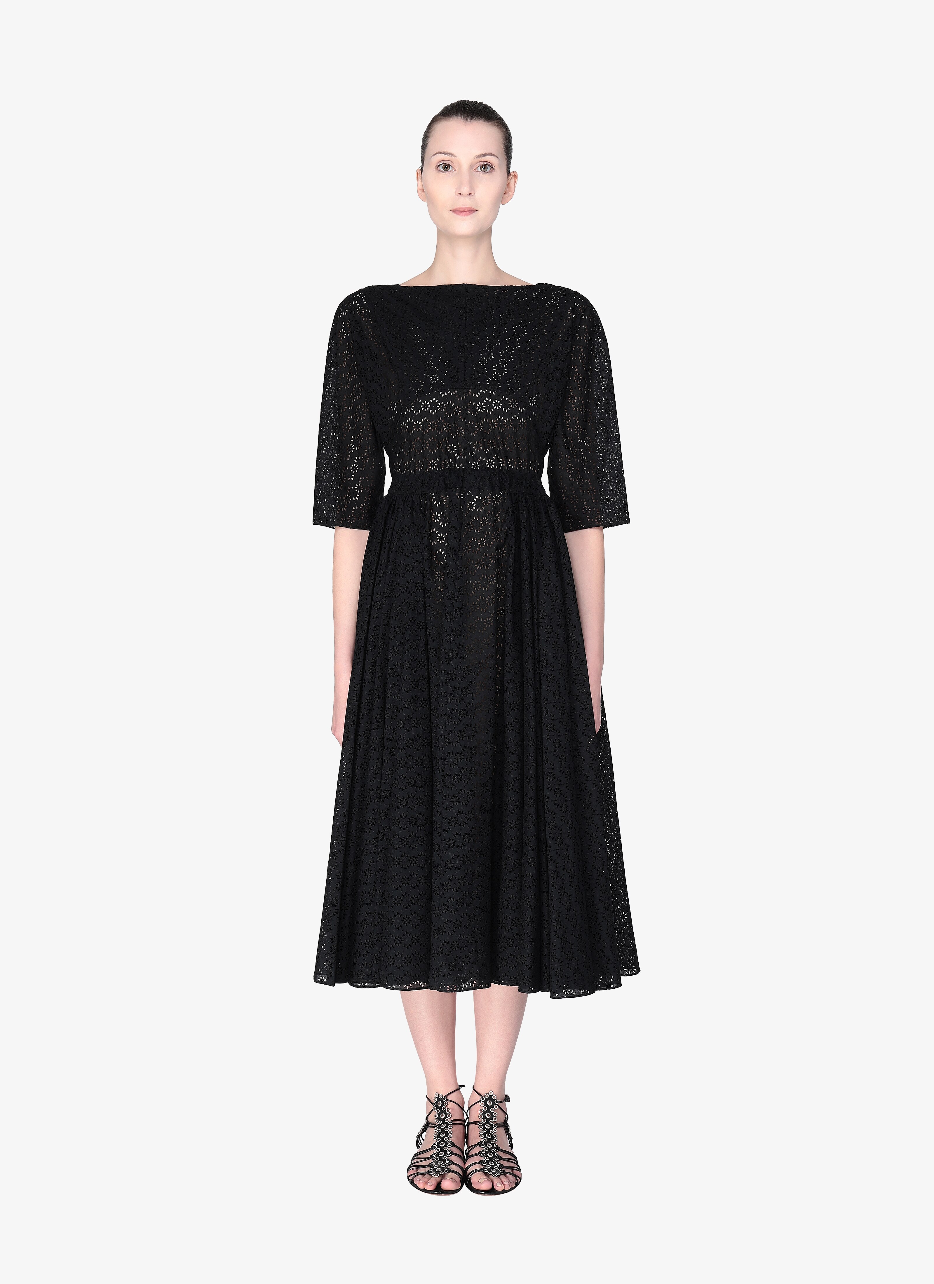 Long Embroidered Dress Long Embroidered Dress - maison-alaia.com