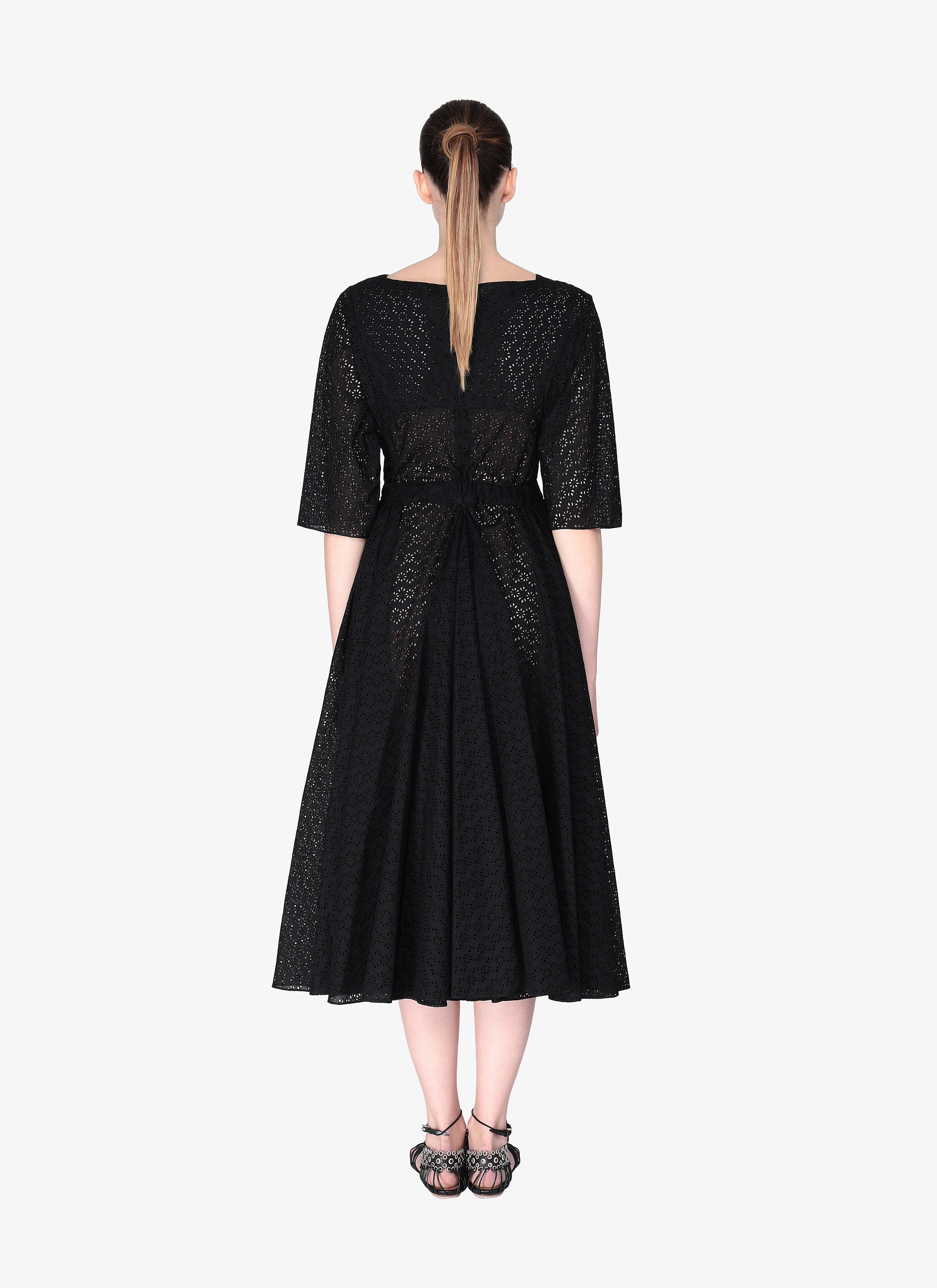 Long Embroidered Dress Long Embroidered Dress - maison-alaia.com