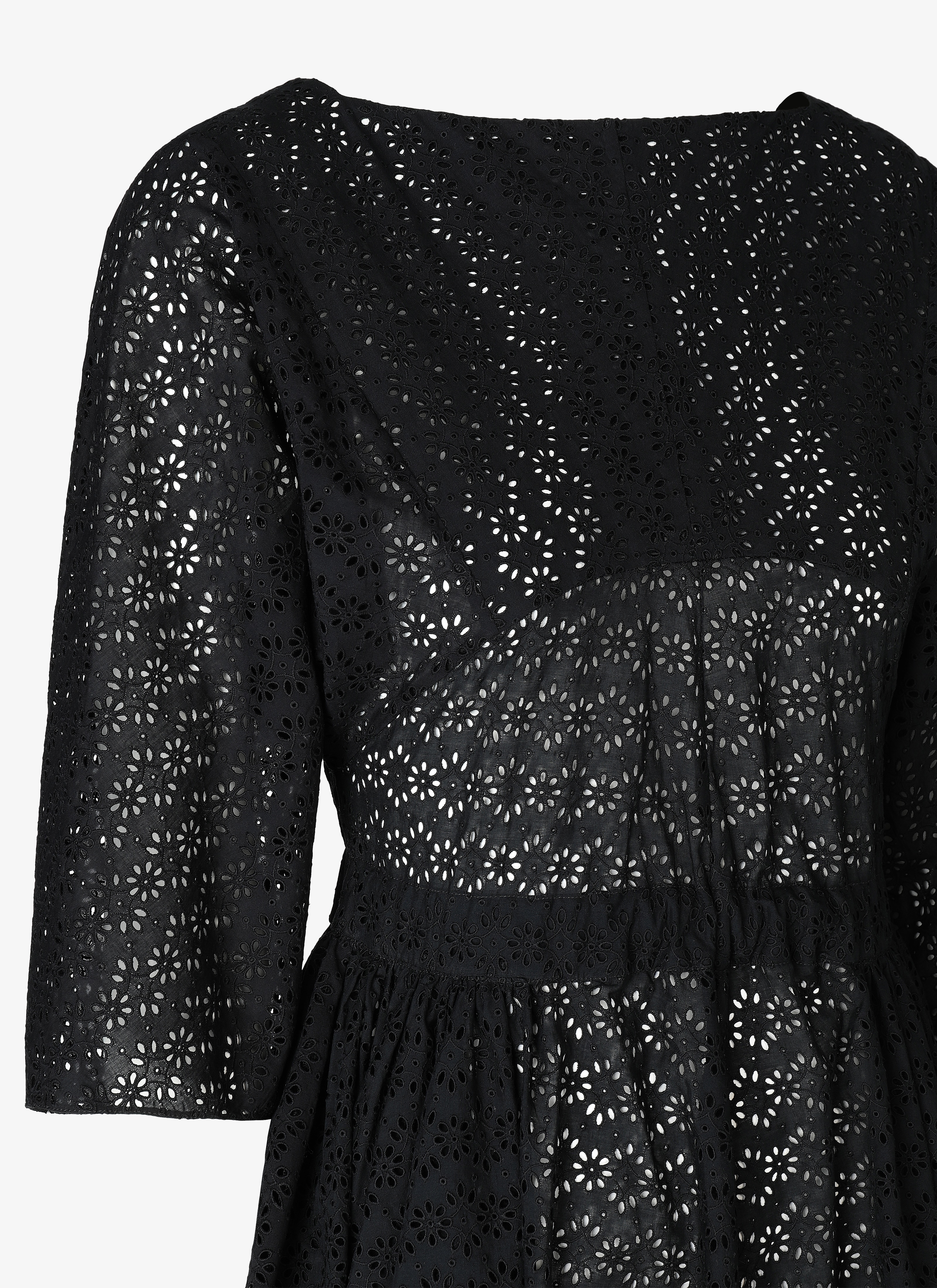 Long Embroidered Dress Long Embroidered Dress - maison-alaia.com