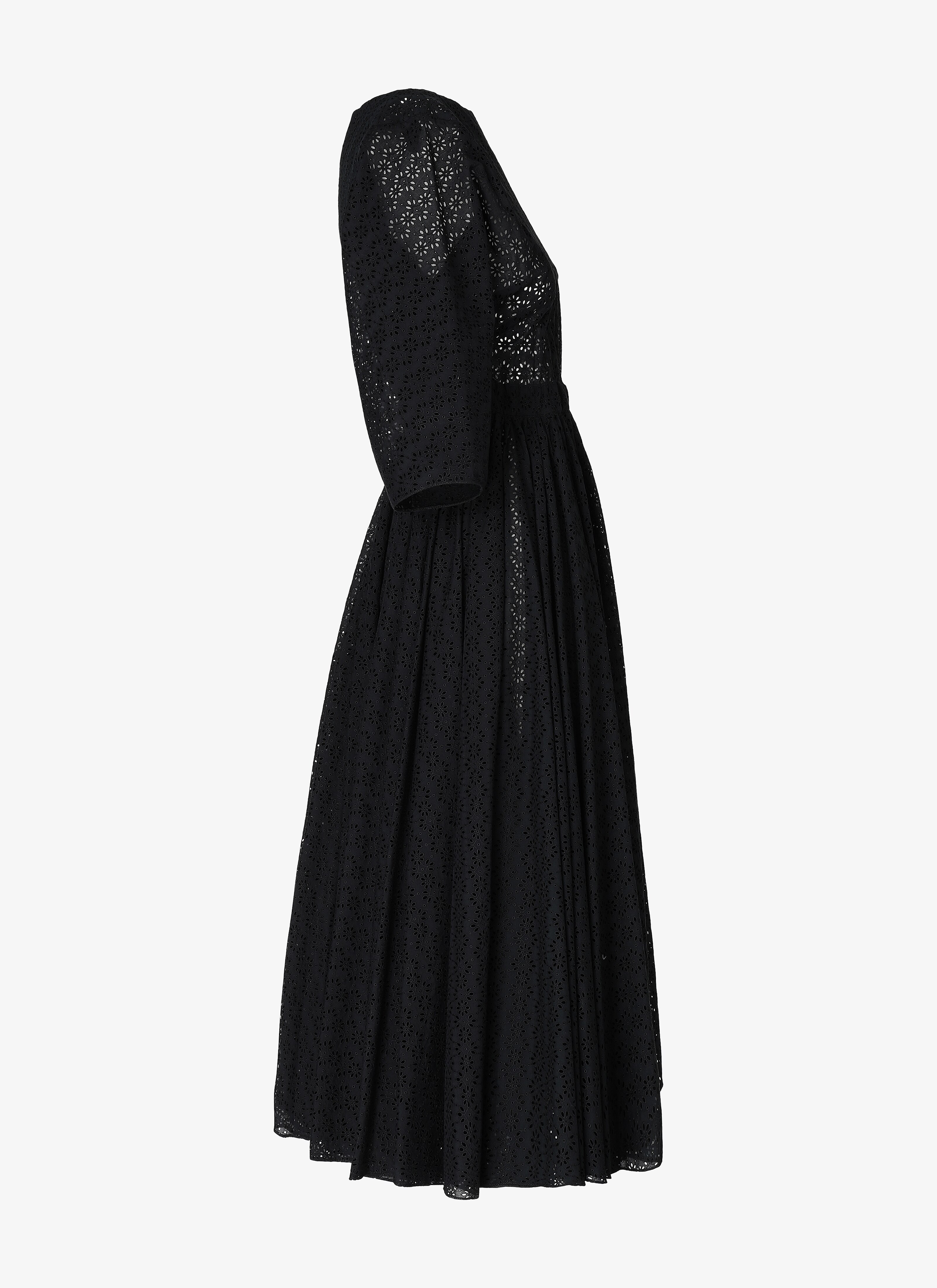 Long Embroidered Dress Long Embroidered Dress - maison-alaia.com