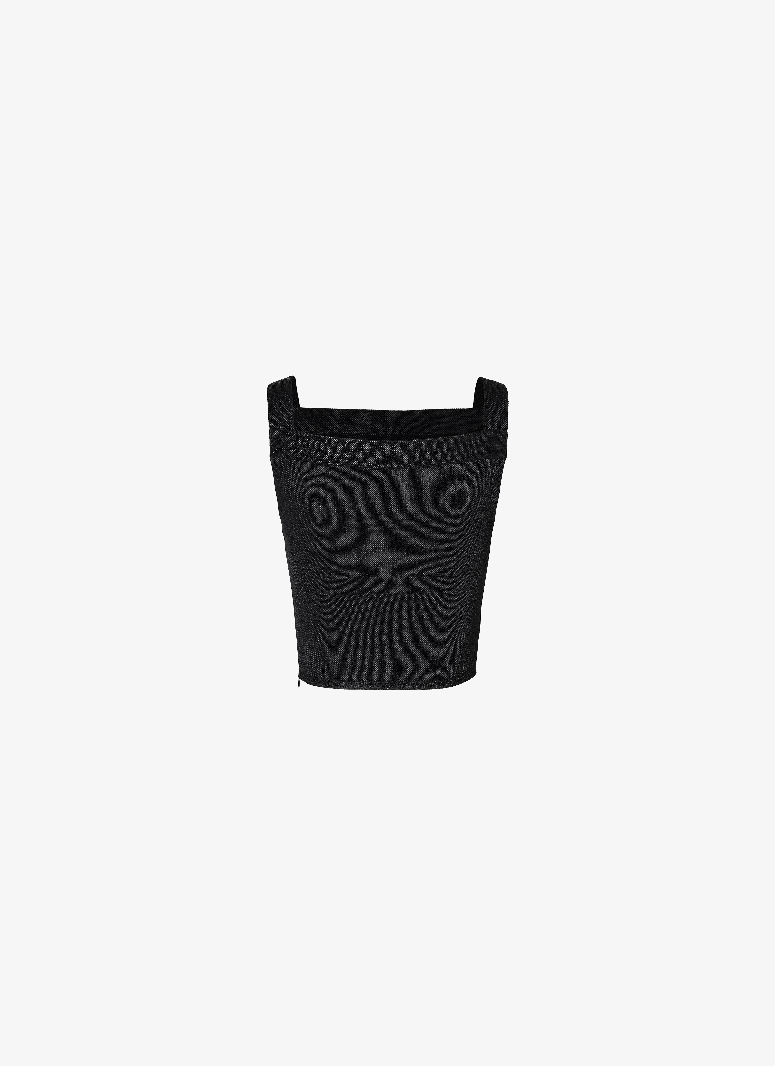 Sleeveless Crop Top Sleeveless Crop Top - maison-alaia.com