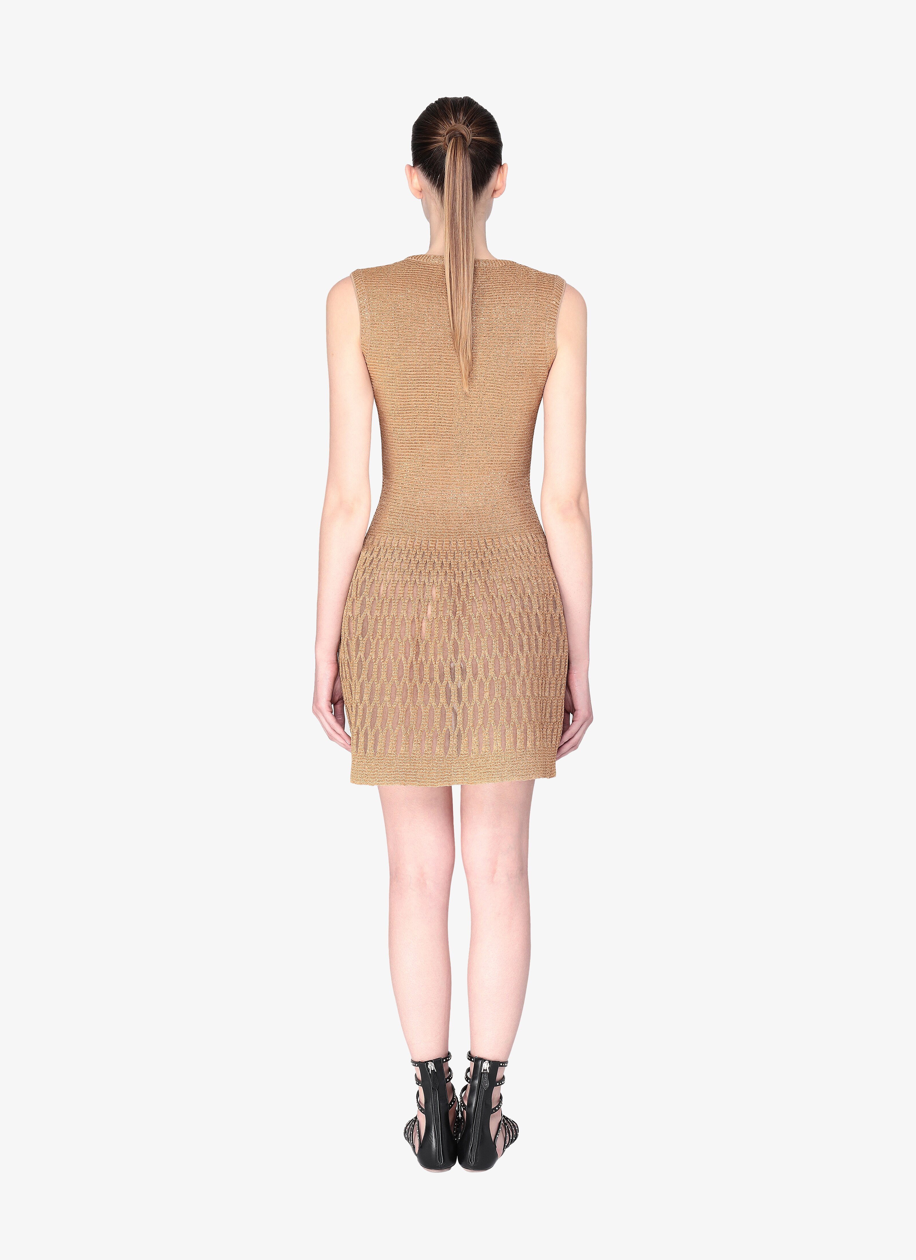 Knitted Mini-Dress Knitted Mini-Dress - maison-alaia.com