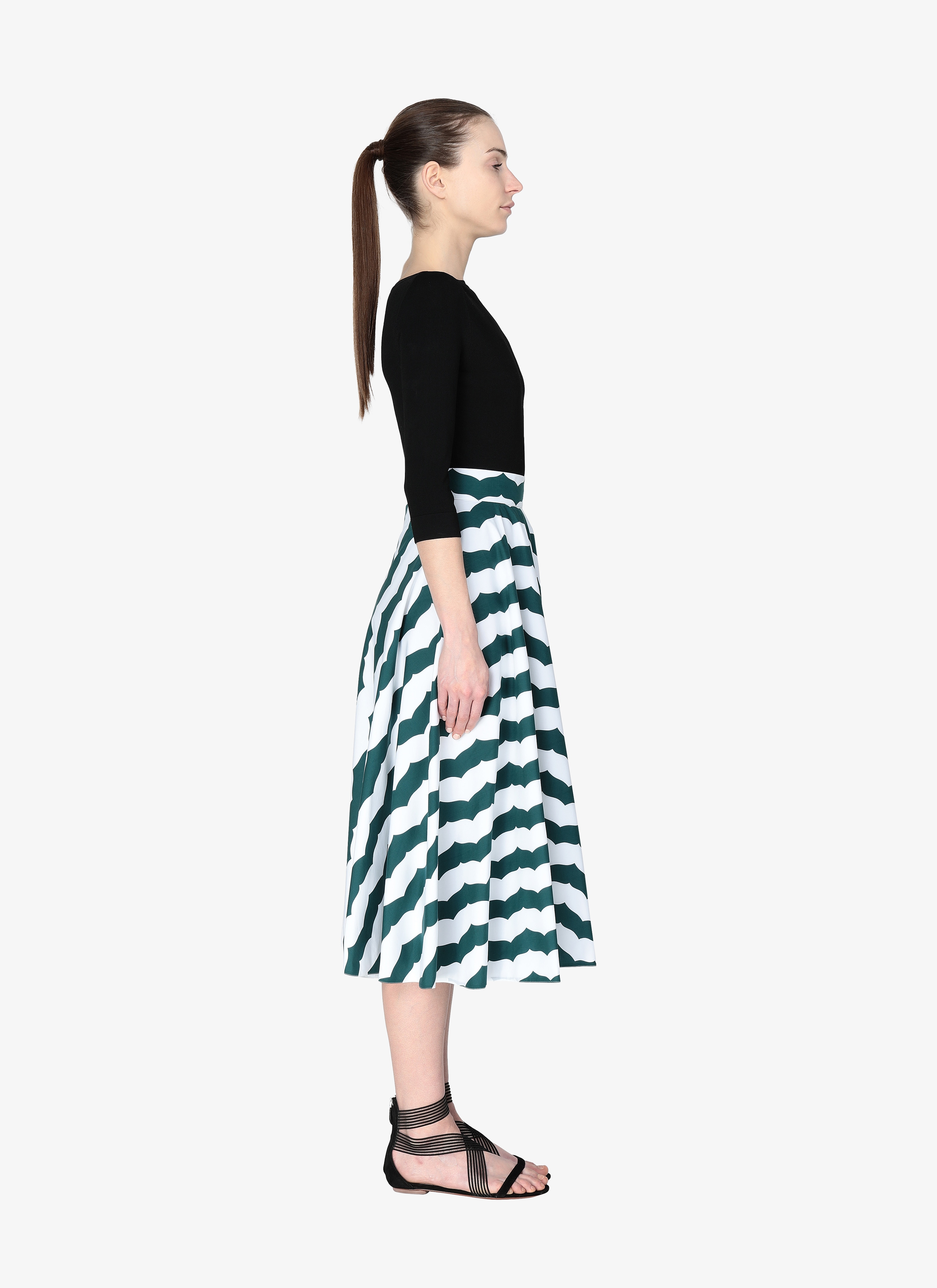 Alaïa Edition 1990 Long Flared Skirt Alaïa Edition 1990 Long Flared Skirt - maison-alaia.com