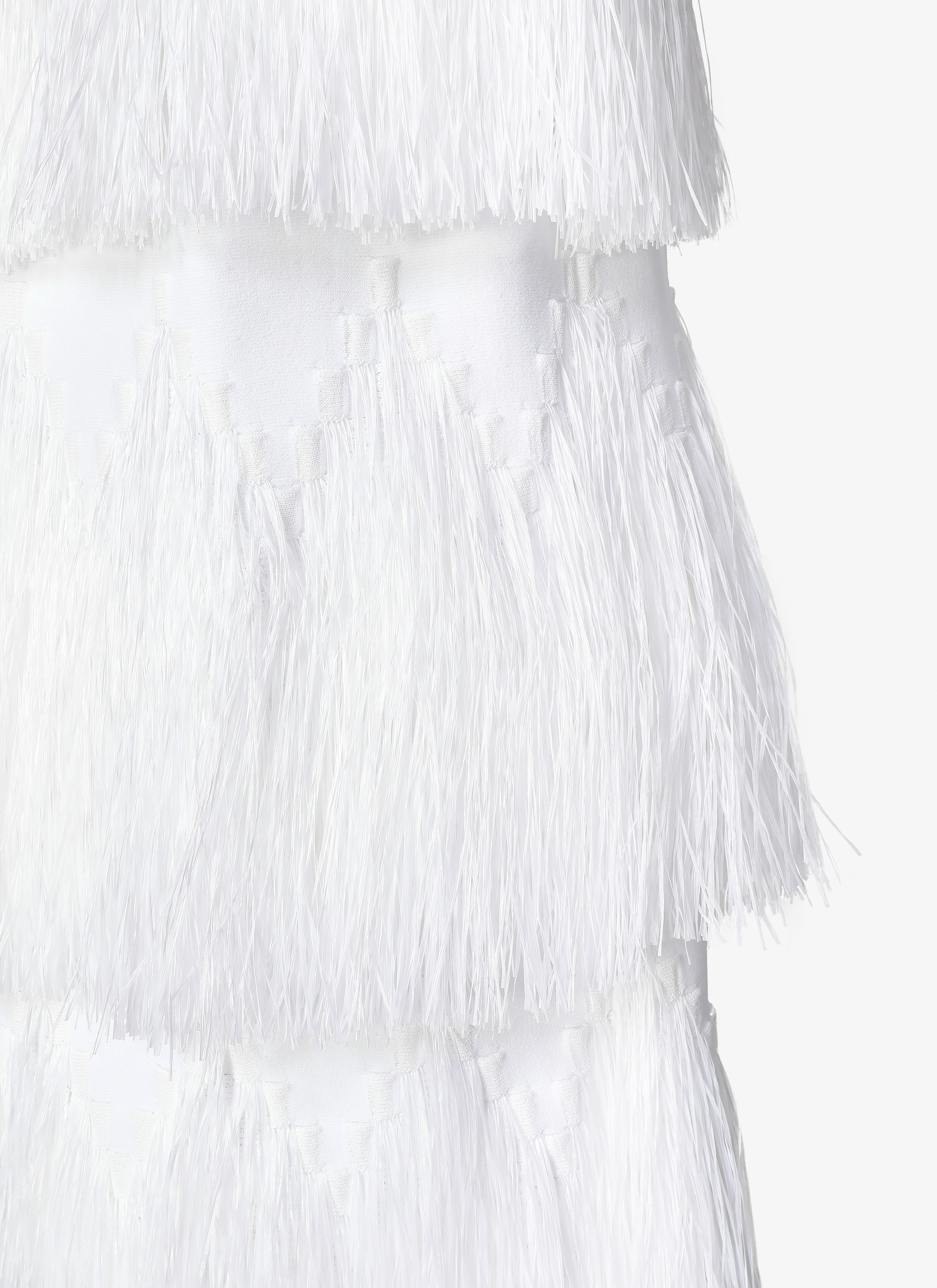 Long Fringed Skirt Long Fringed Skirt - maison-alaia.com