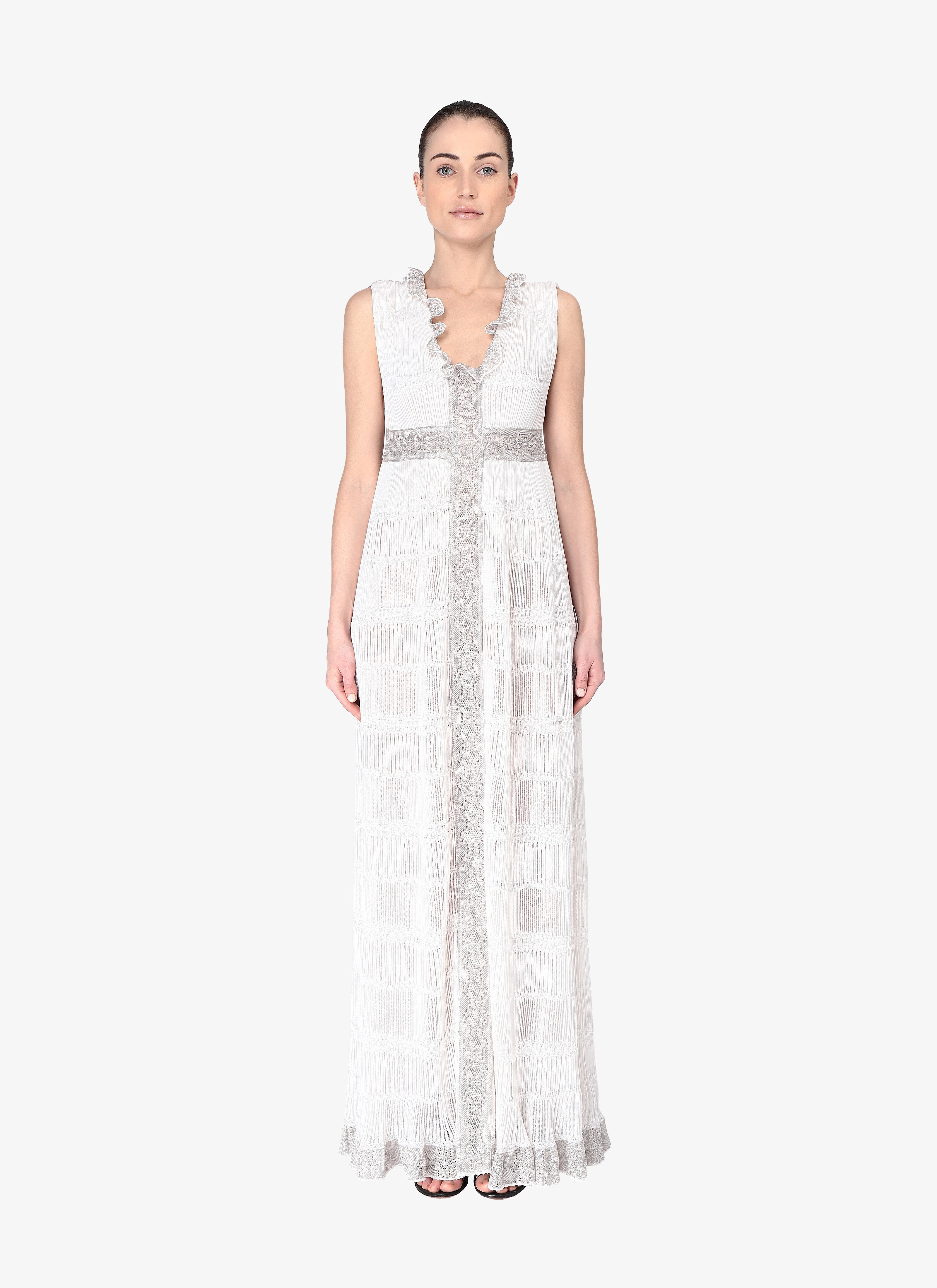 Long Open Back Dress Long Open Back Dress - maison-alaia.com