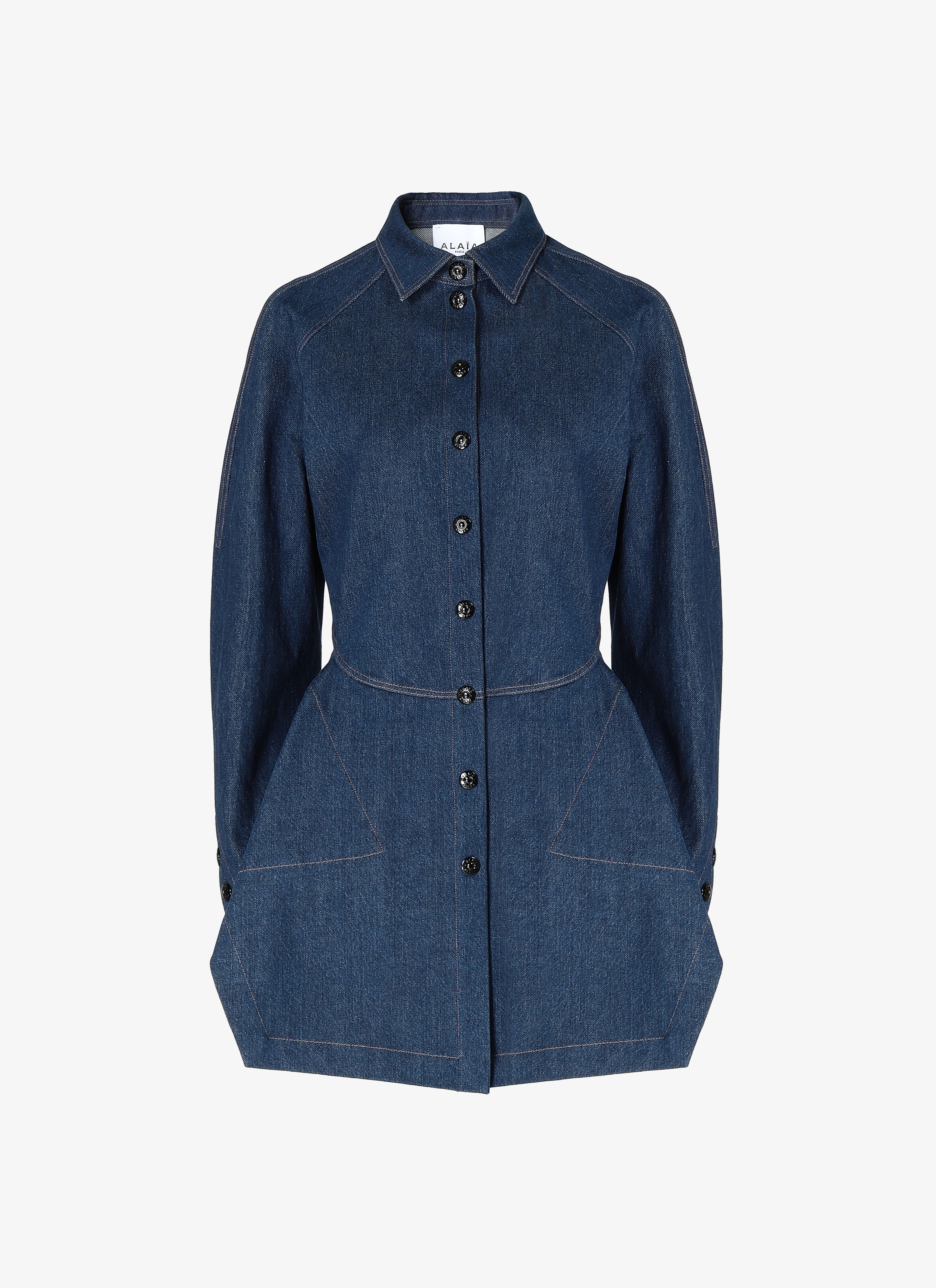 ALAÏA MARINE  SHIRT DENIM MARINE