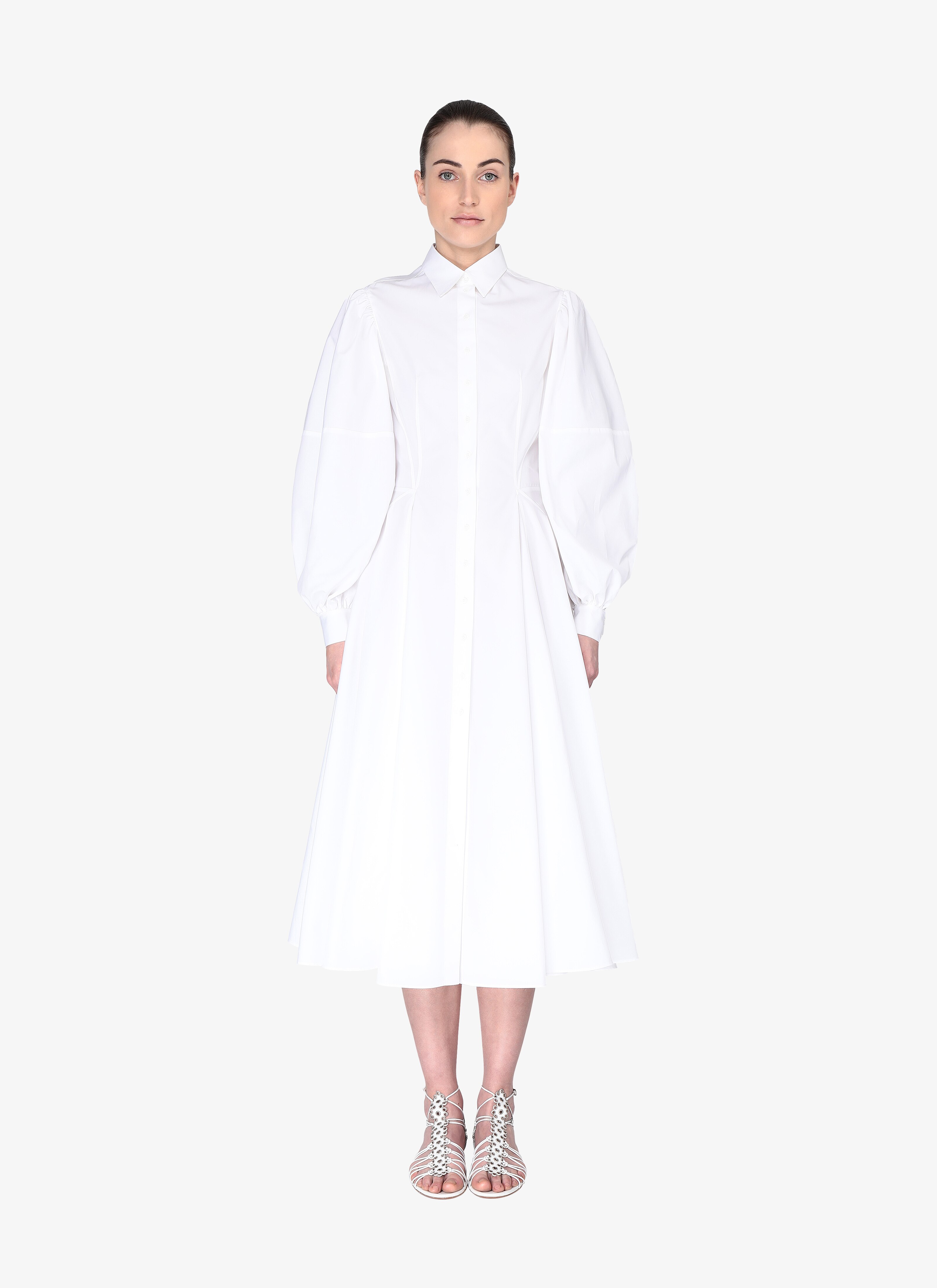Balloon-Sleeved Dress Balloon-Sleeved Dress - maison-alaia.com