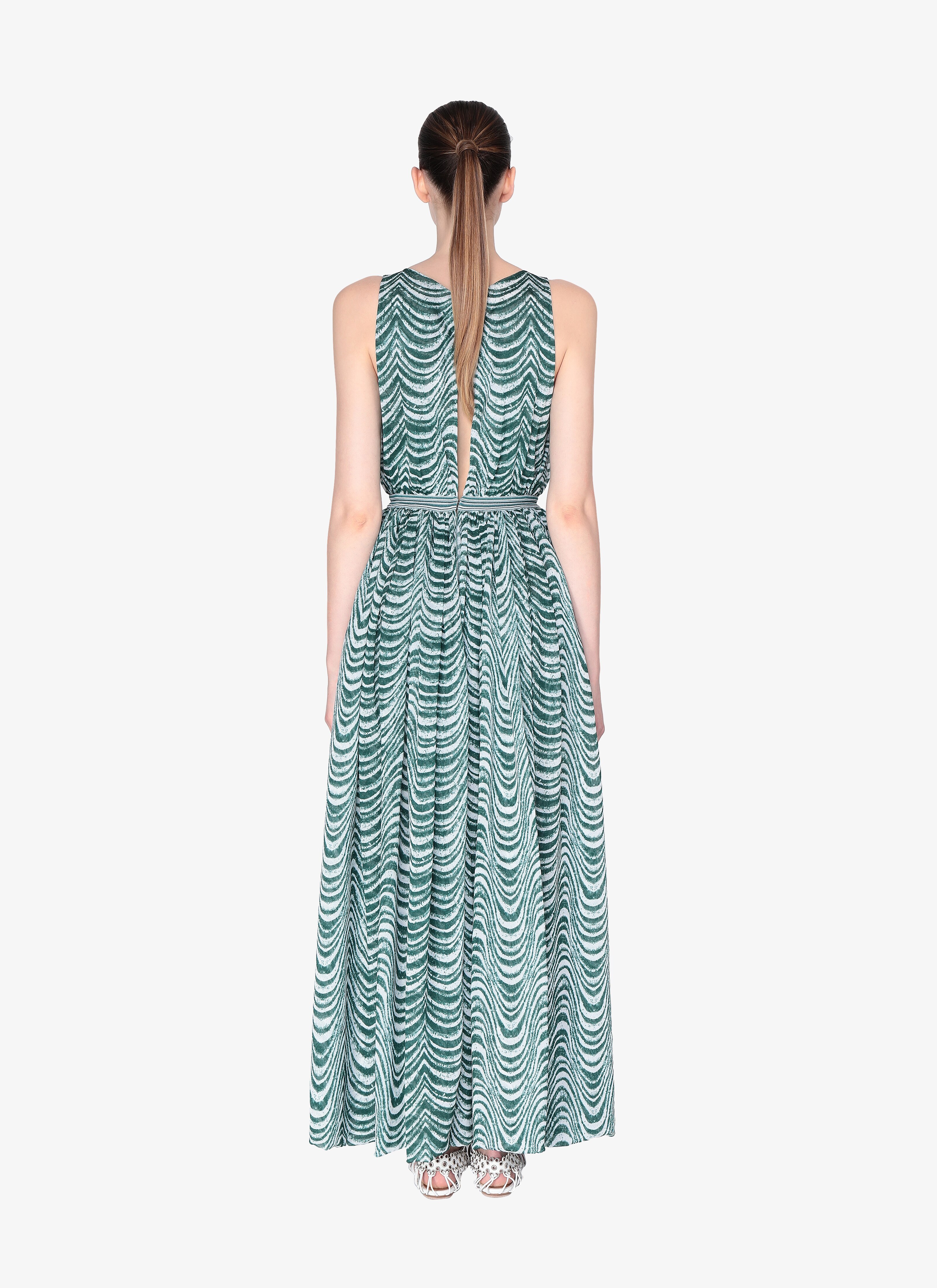 Sleeveless Silk Dress Sleeveless Silk Dress - maison-alaia.com
