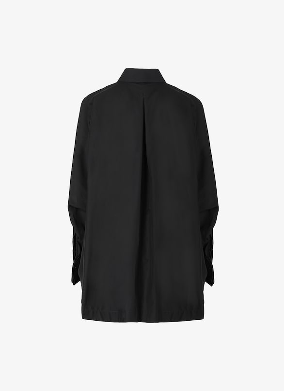 SHIRT POPELINE JAPONAISE BLACK ALAÏA BLACK  SHIRT POPELINE JAPONAISE BLACK