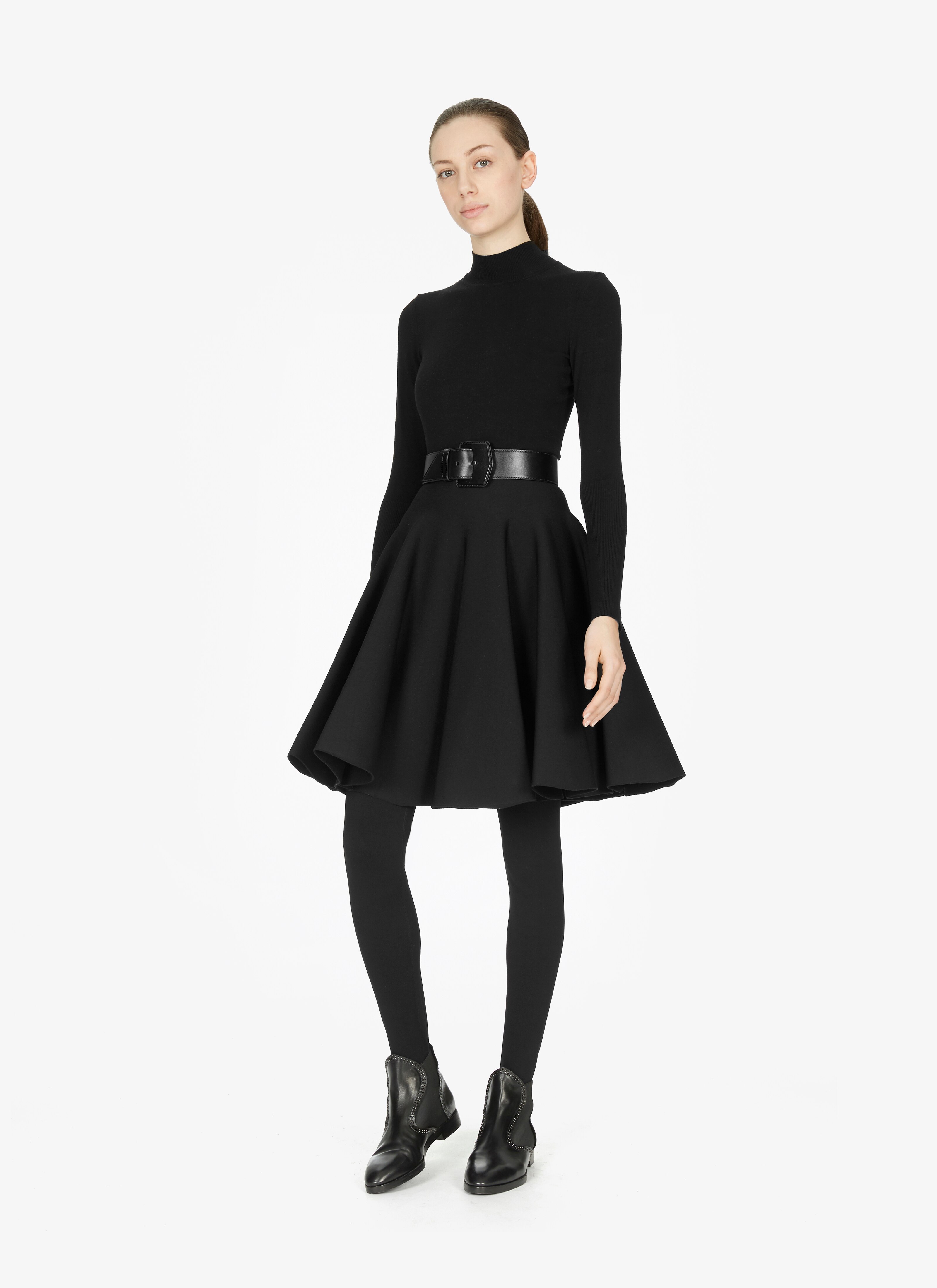 Wool-Blend High-Neck Bodysuit Wool-Blend High-Neck Bodysuit - maison-alaia.com