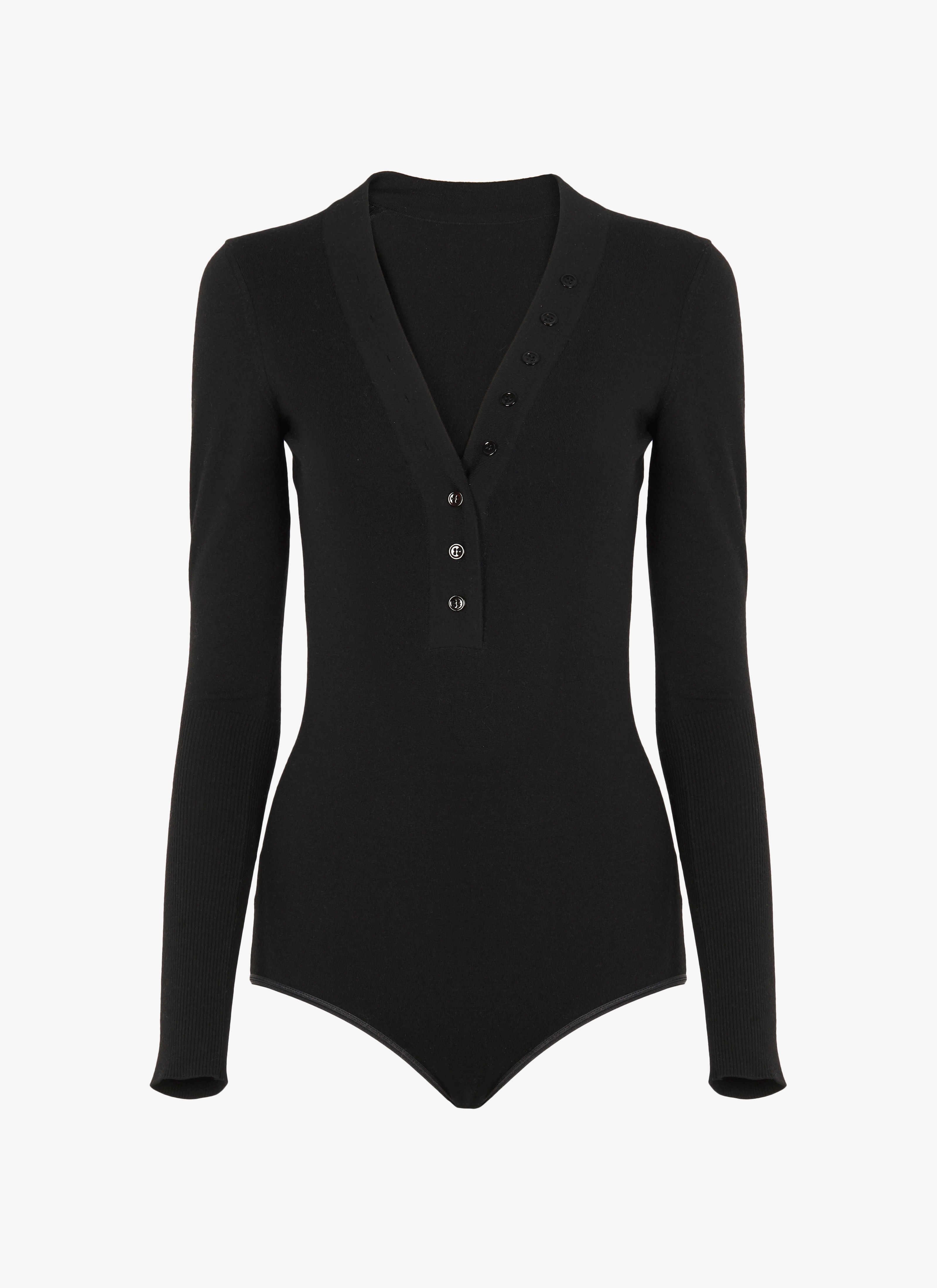ALA A Women s LONG SLEEVE BODYSUIT LAINE SUPREME BLACK ALA A QA
