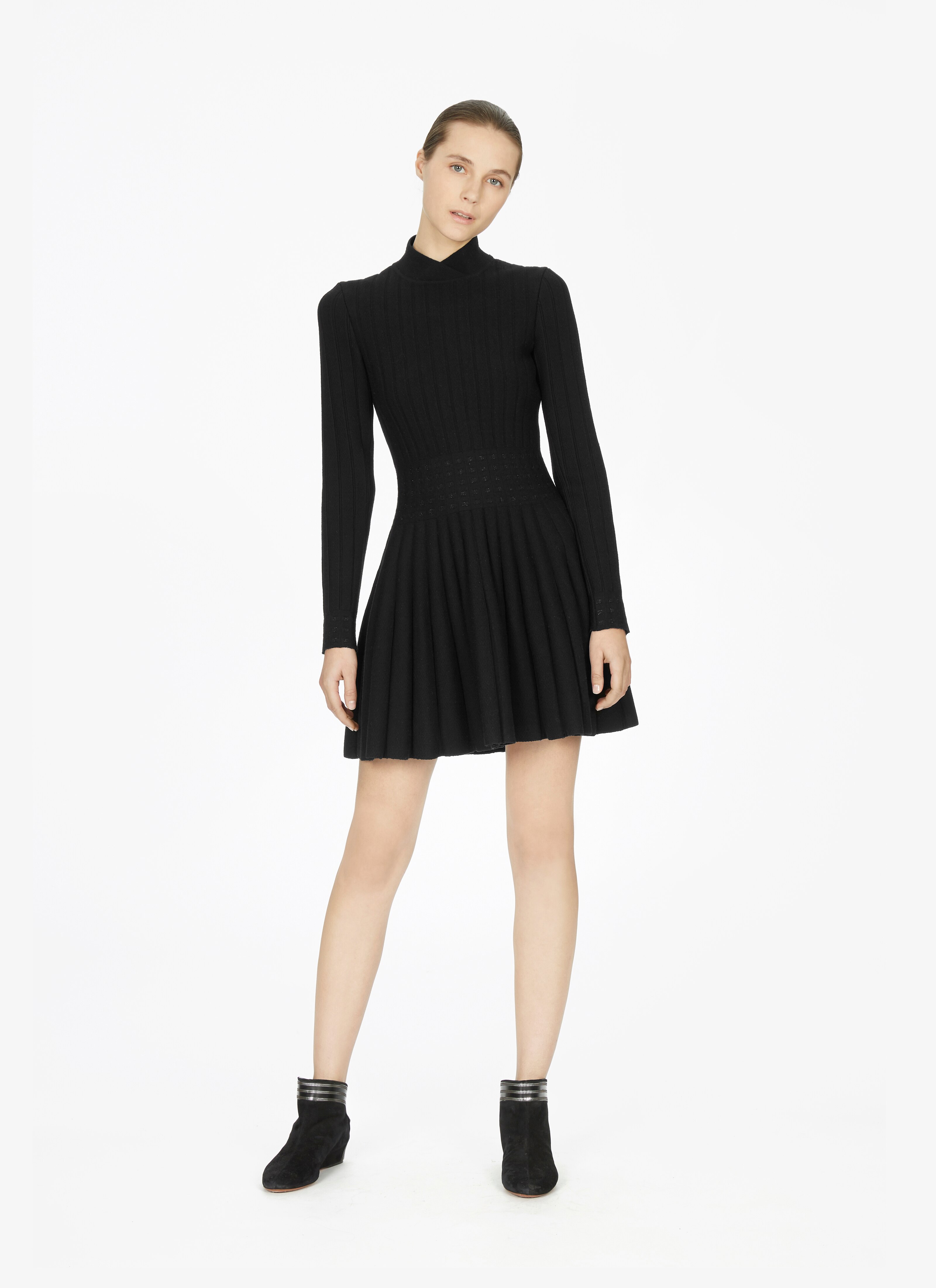 Stretch Wool Sweater Dress Stretch Wool Sweater Dress - maison-alaia.com