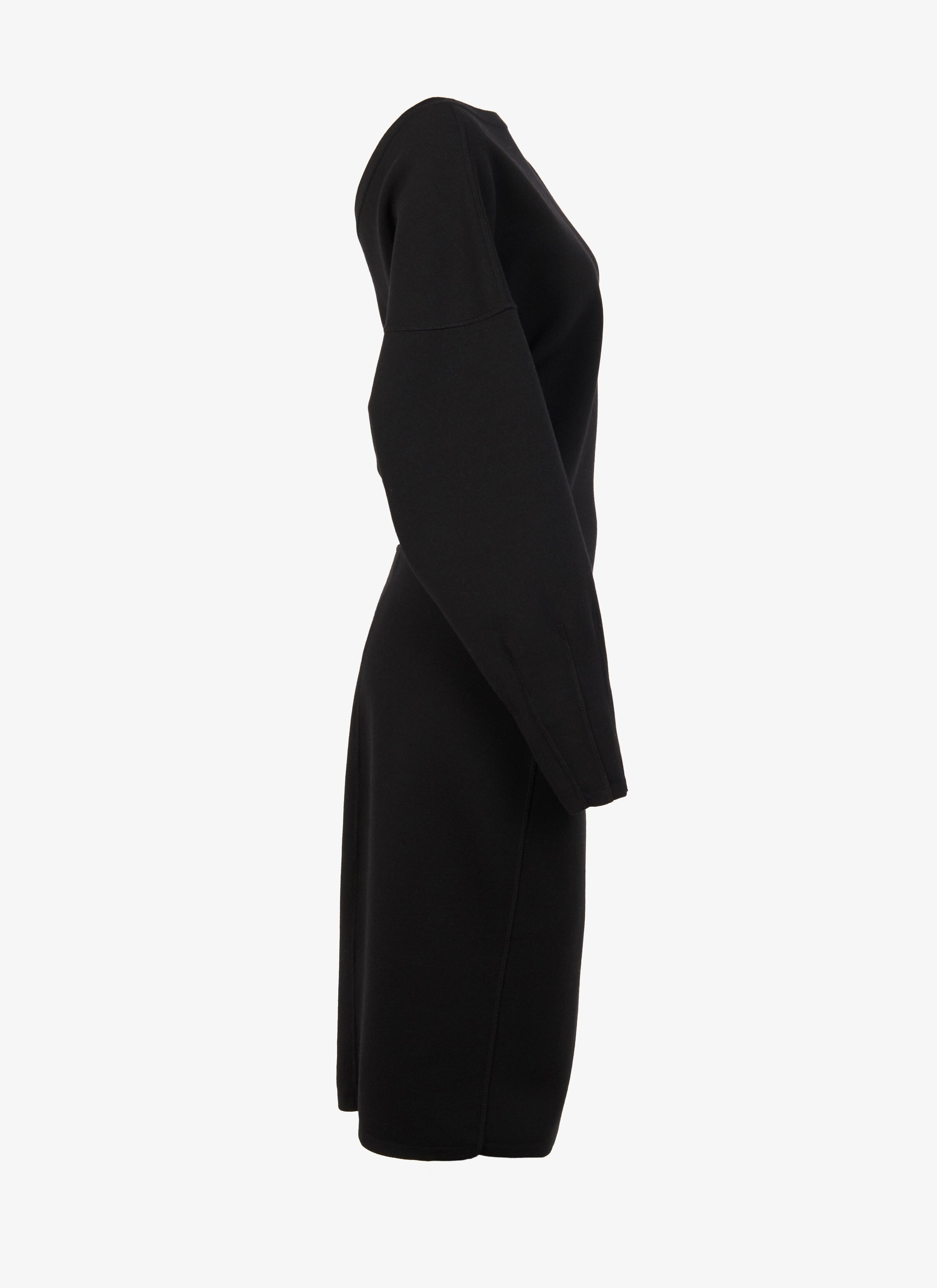 Wool-Blend V-Back Dress Wool-Blend V-Back Dress - maison-alaia.com
