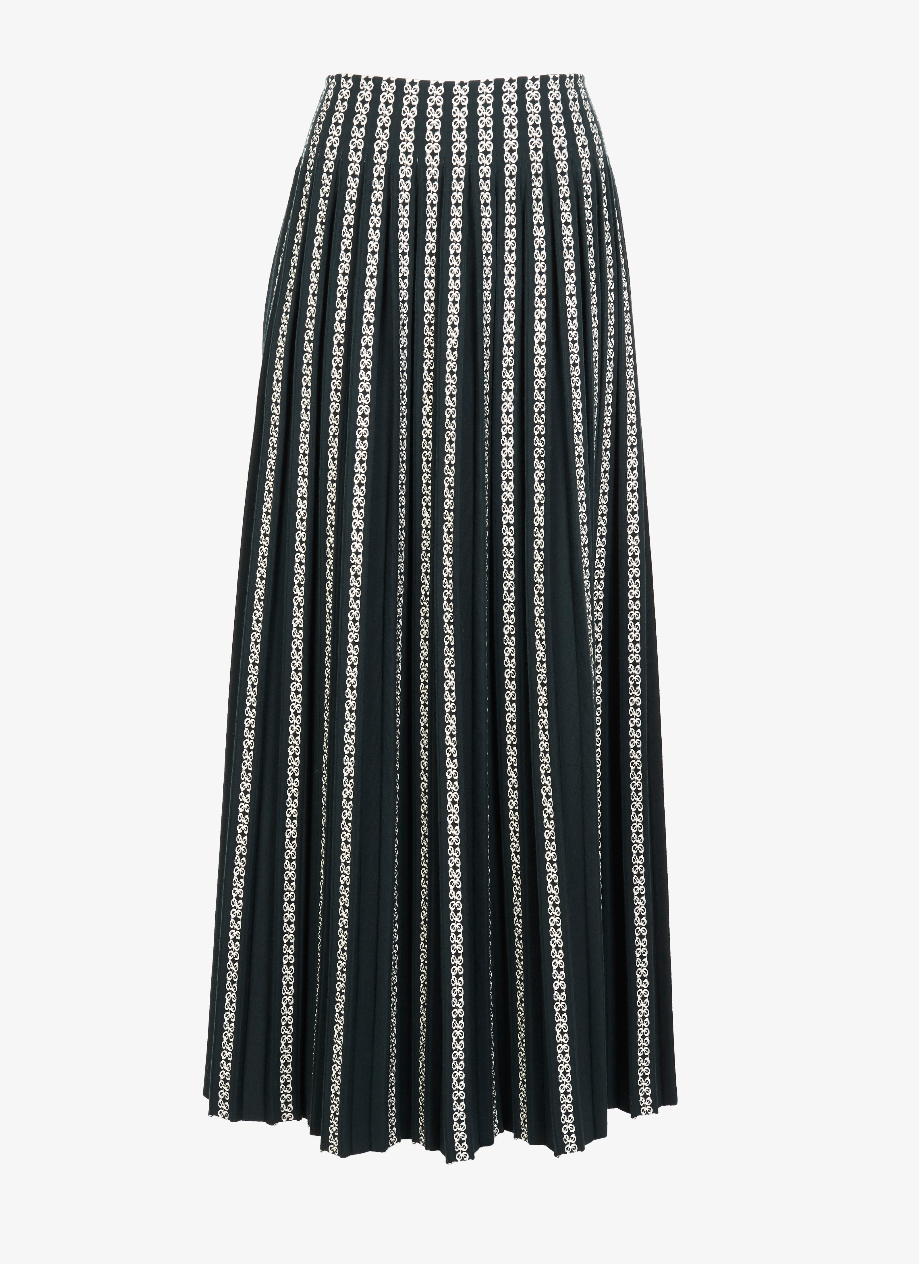 ALAÏA SKIRTS VERDE/BIANCO