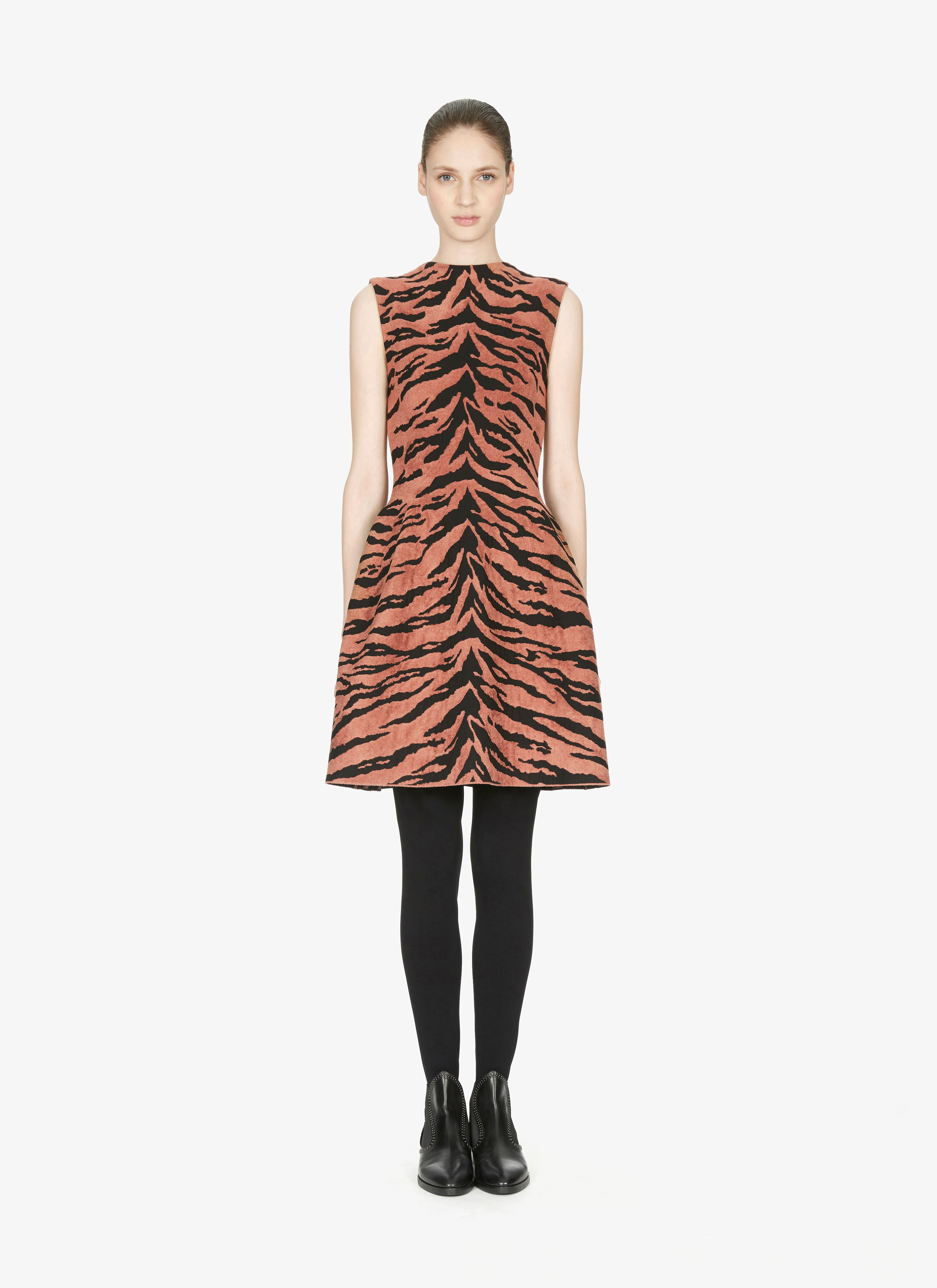 ALAÏA BLACK/BROWN DRESSES