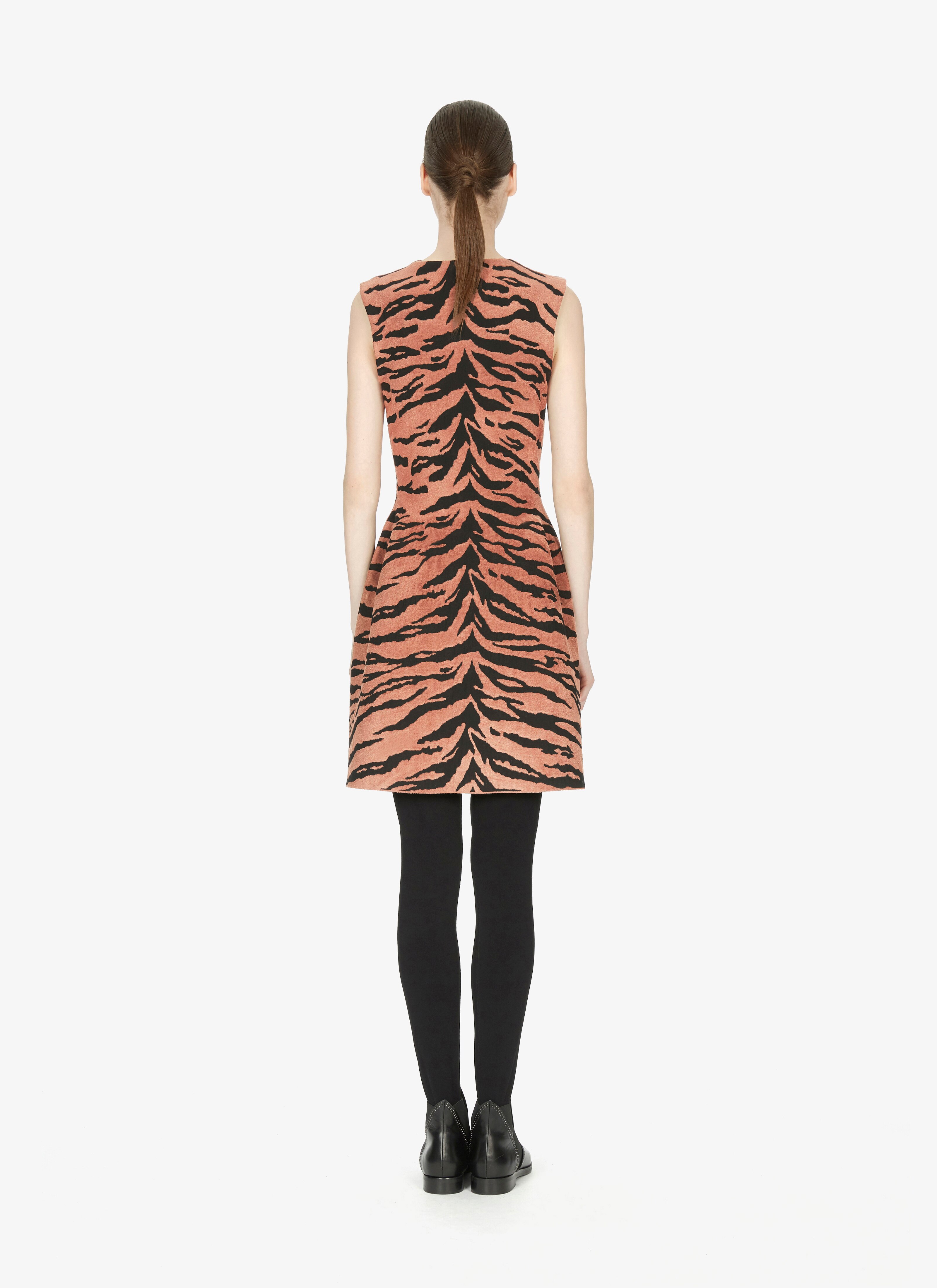 ALAÏA BLACK/BROWN DRESSES