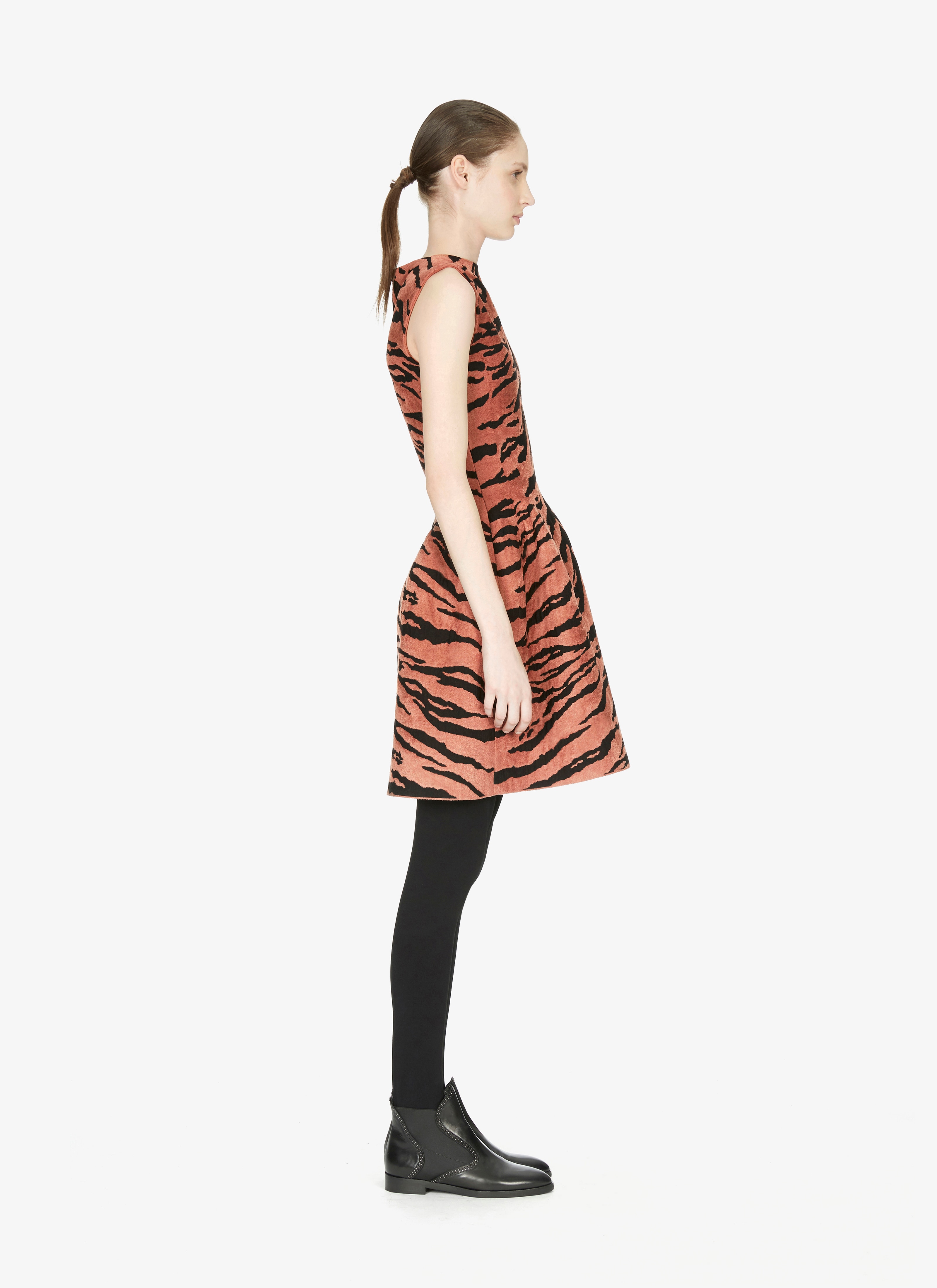 ALAÏA BLACK/BROWN DRESSES