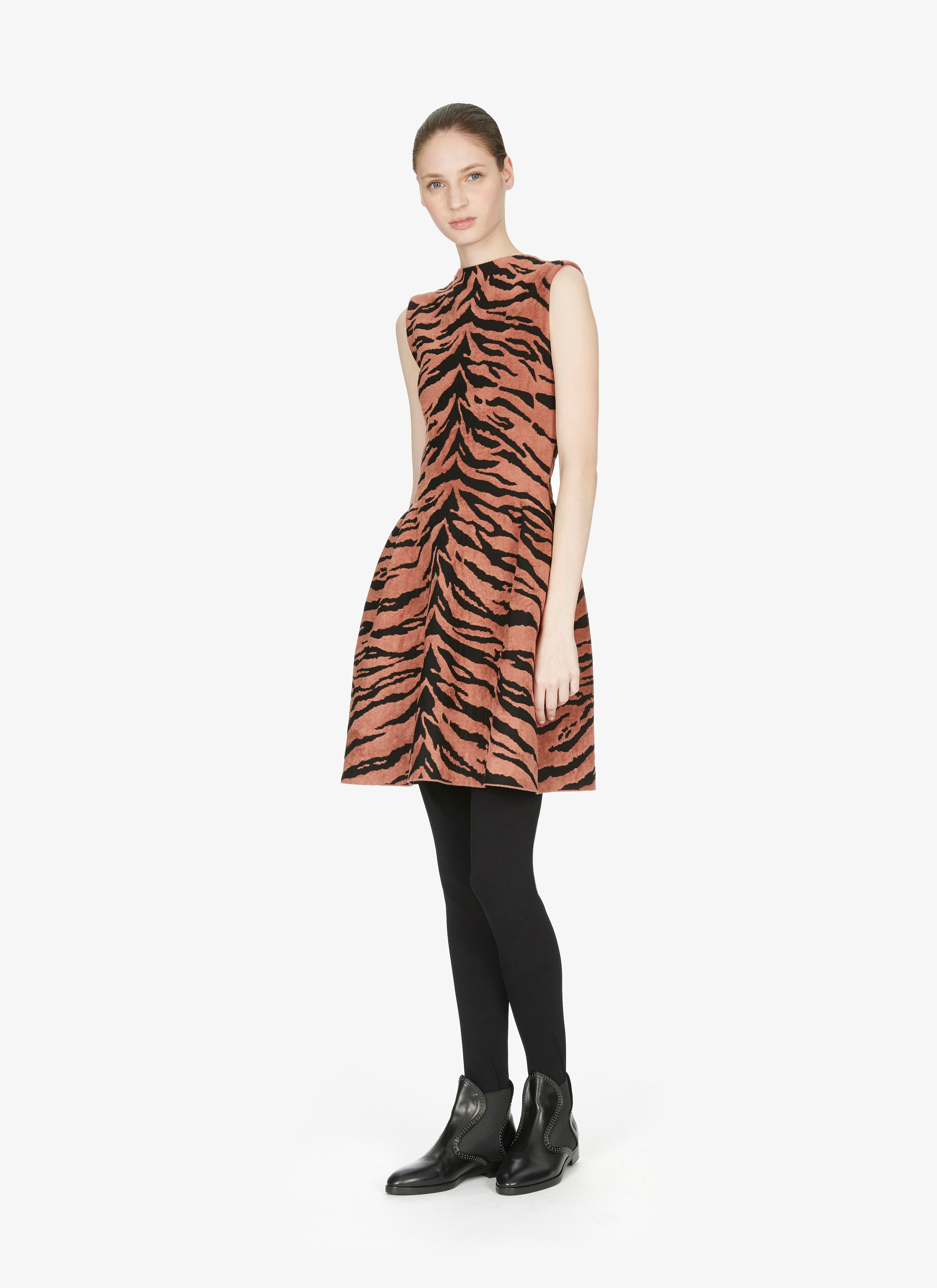 ALAÏA BLACK/BROWN DRESSES