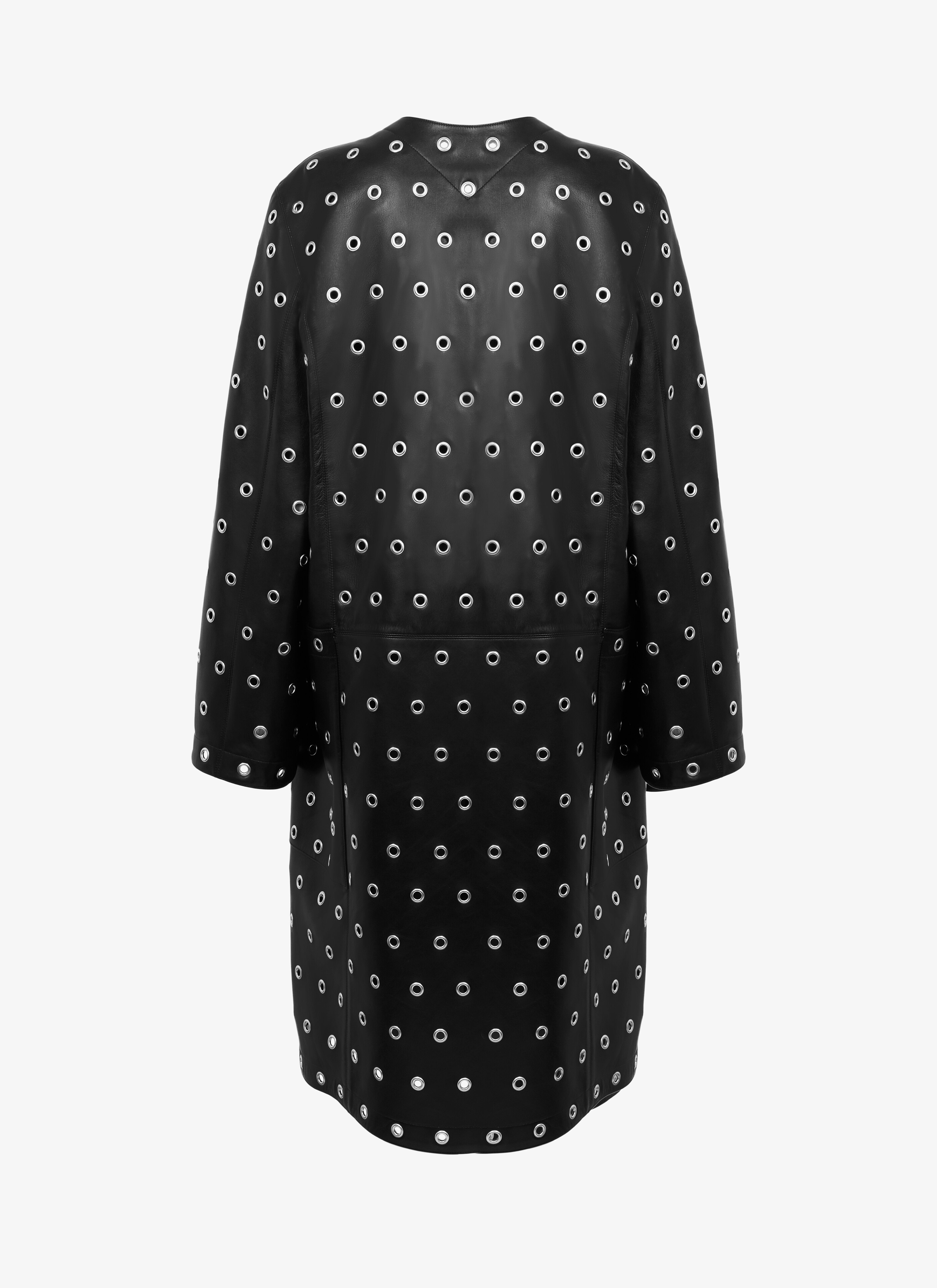 ALAÏA EDITION 1981 Long Lambskin Eyelet Coat ALAÏA EDITION 1981 Long Lambskin Eyelet Coat - maison-alaia.com