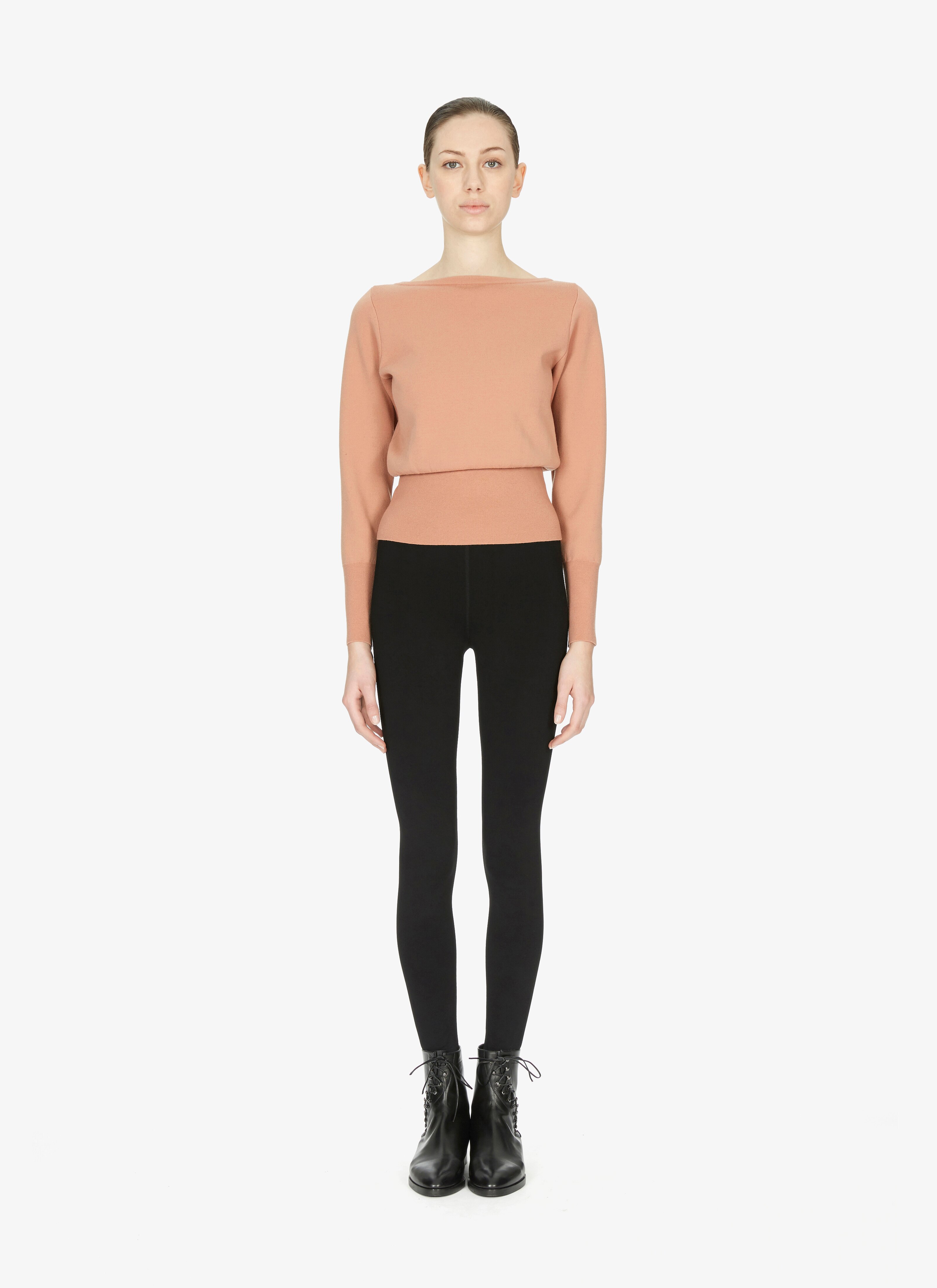 Wool-Blend Bloused Sweater Wool-Blend Bloused Sweater - maison-alaia.com