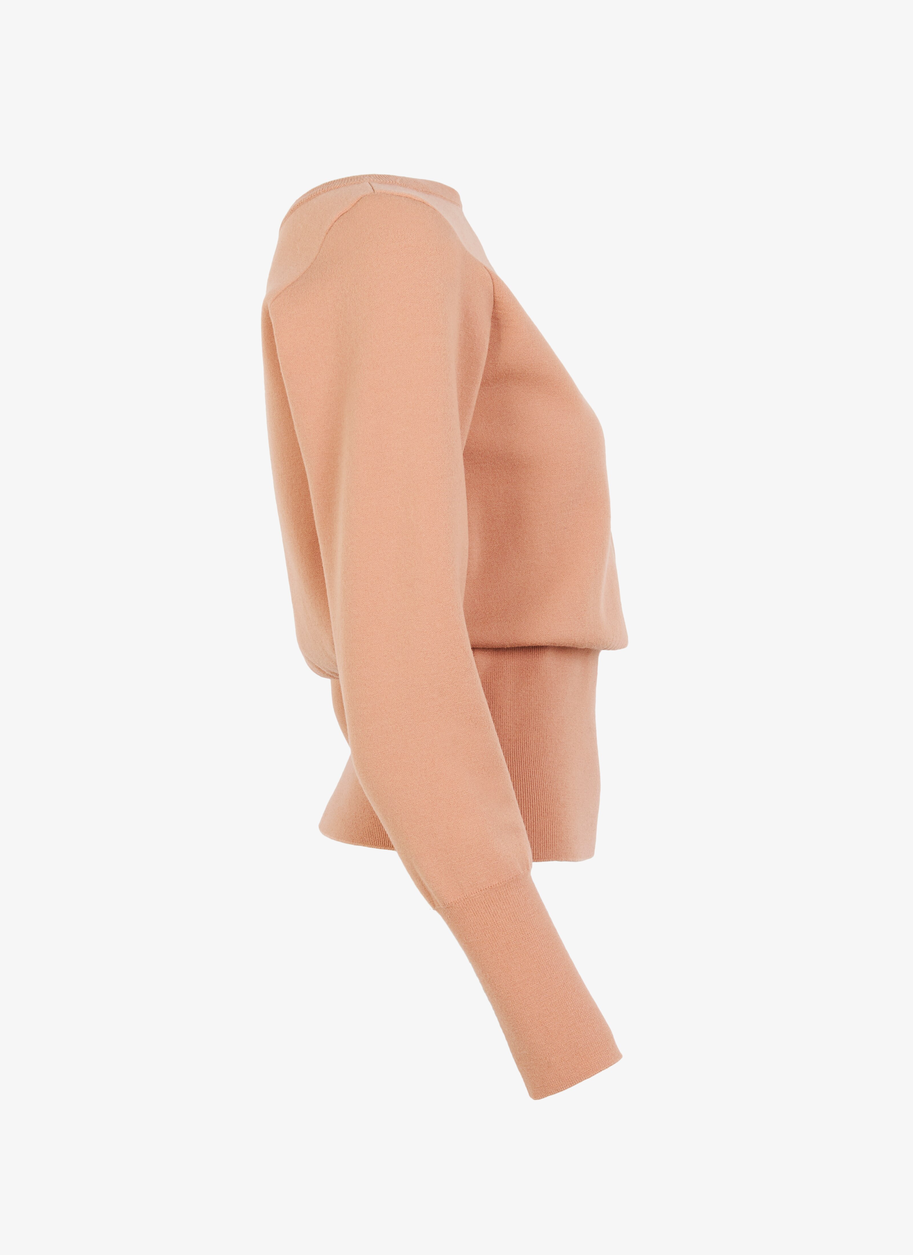 Wool-Blend Bloused Sweater Wool-Blend Bloused Sweater - maison-alaia.com