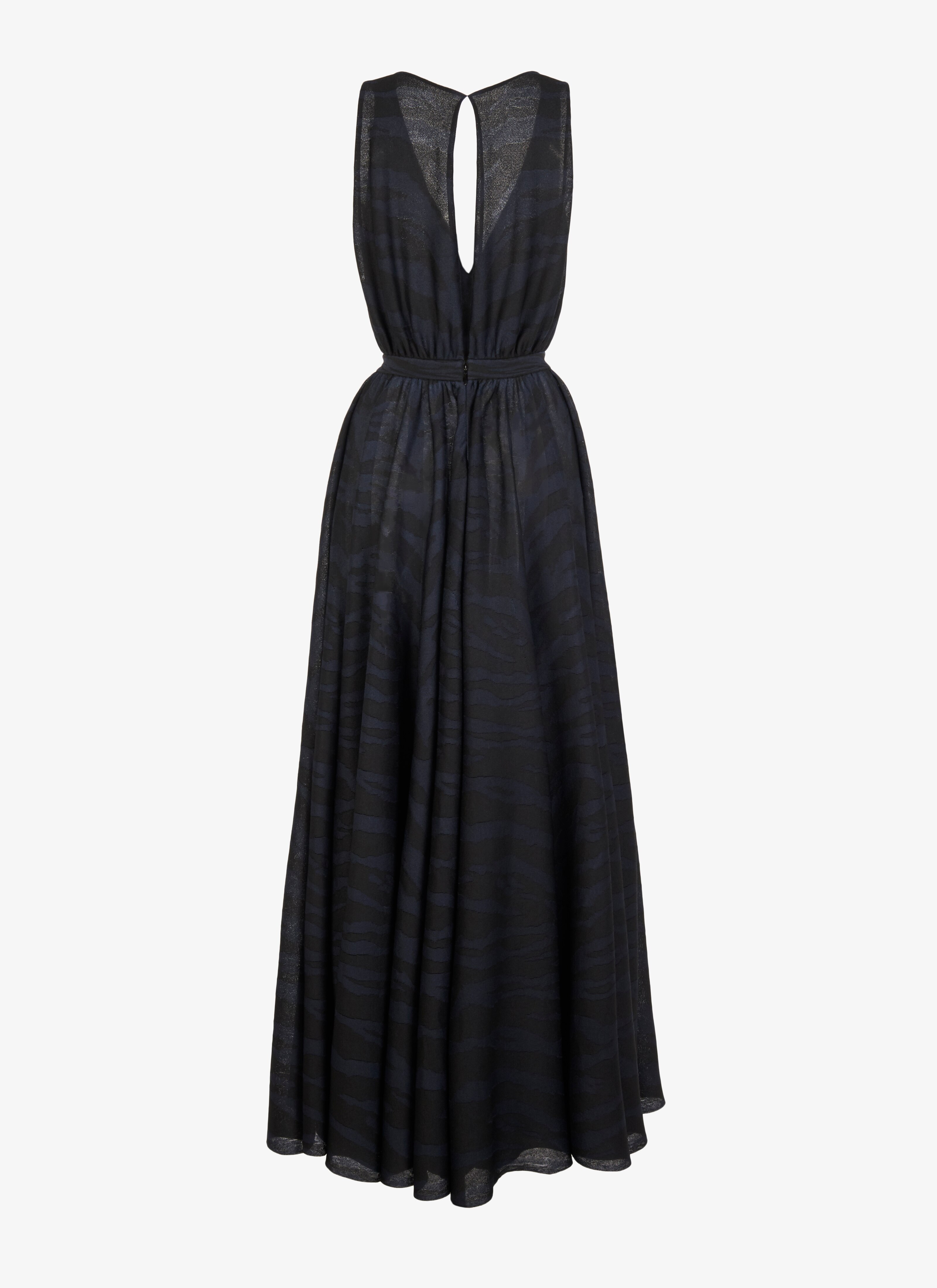 Silk-Blend Zebra Dress Silk-Blend Zebra Dress - maison-alaia.com