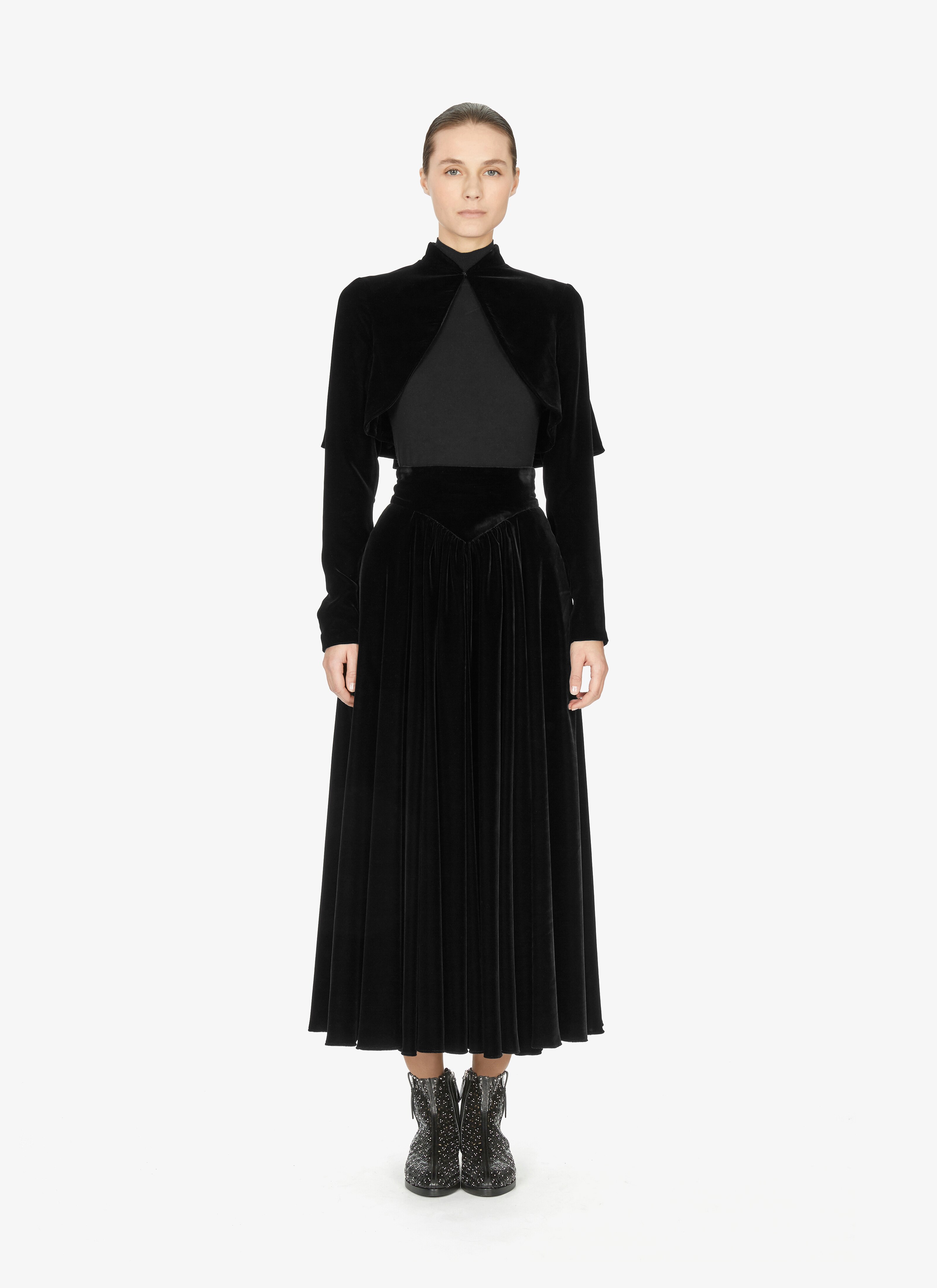 シルク製 ボレロジャケット シルク製 ボレロジャケット - maison-alaia.com