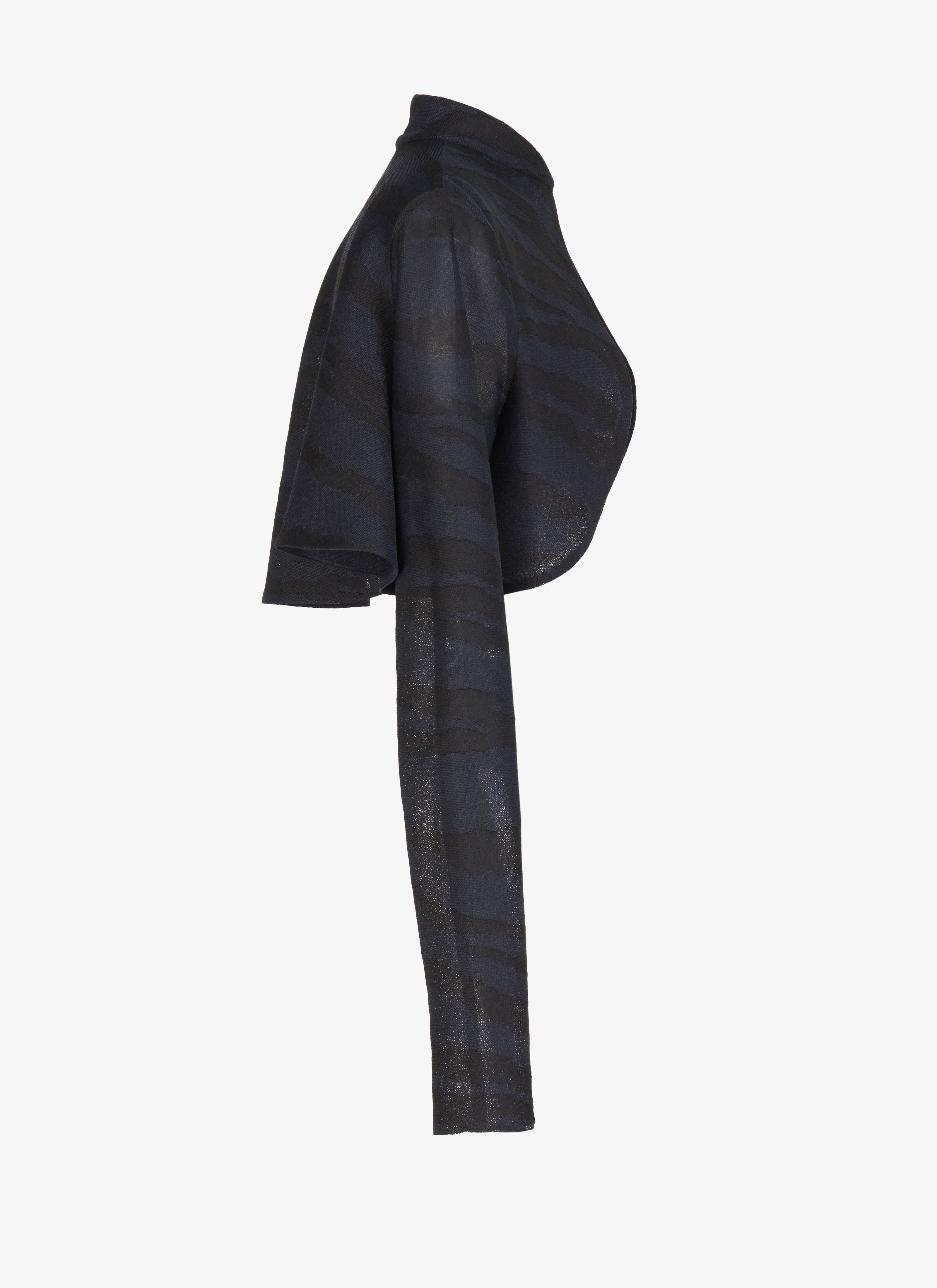 Silk Zebra Bolero Jacket Silk Zebra Bolero Jacket - maison-alaia.com