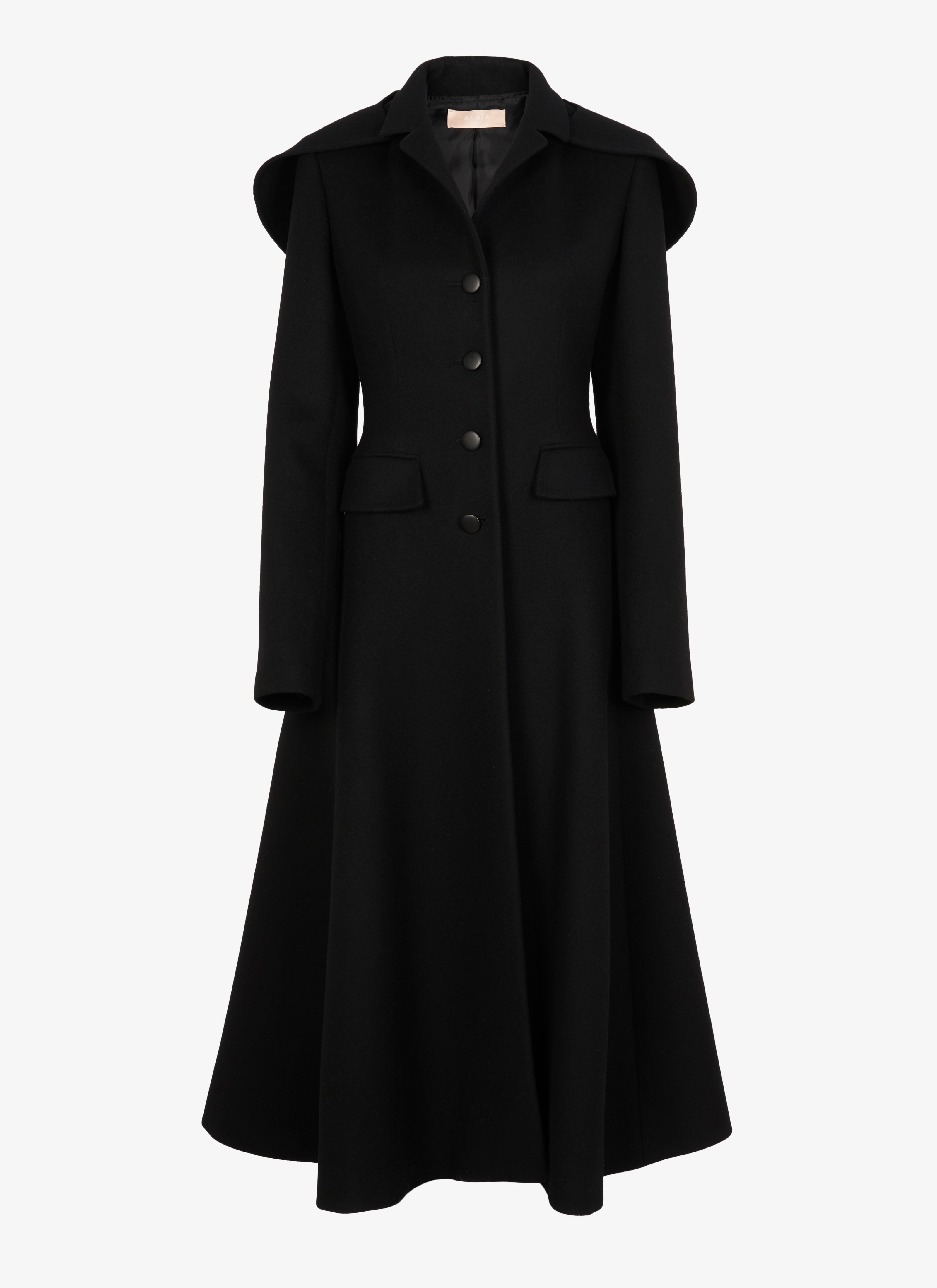 ALAÏA SCHWARZ COATS