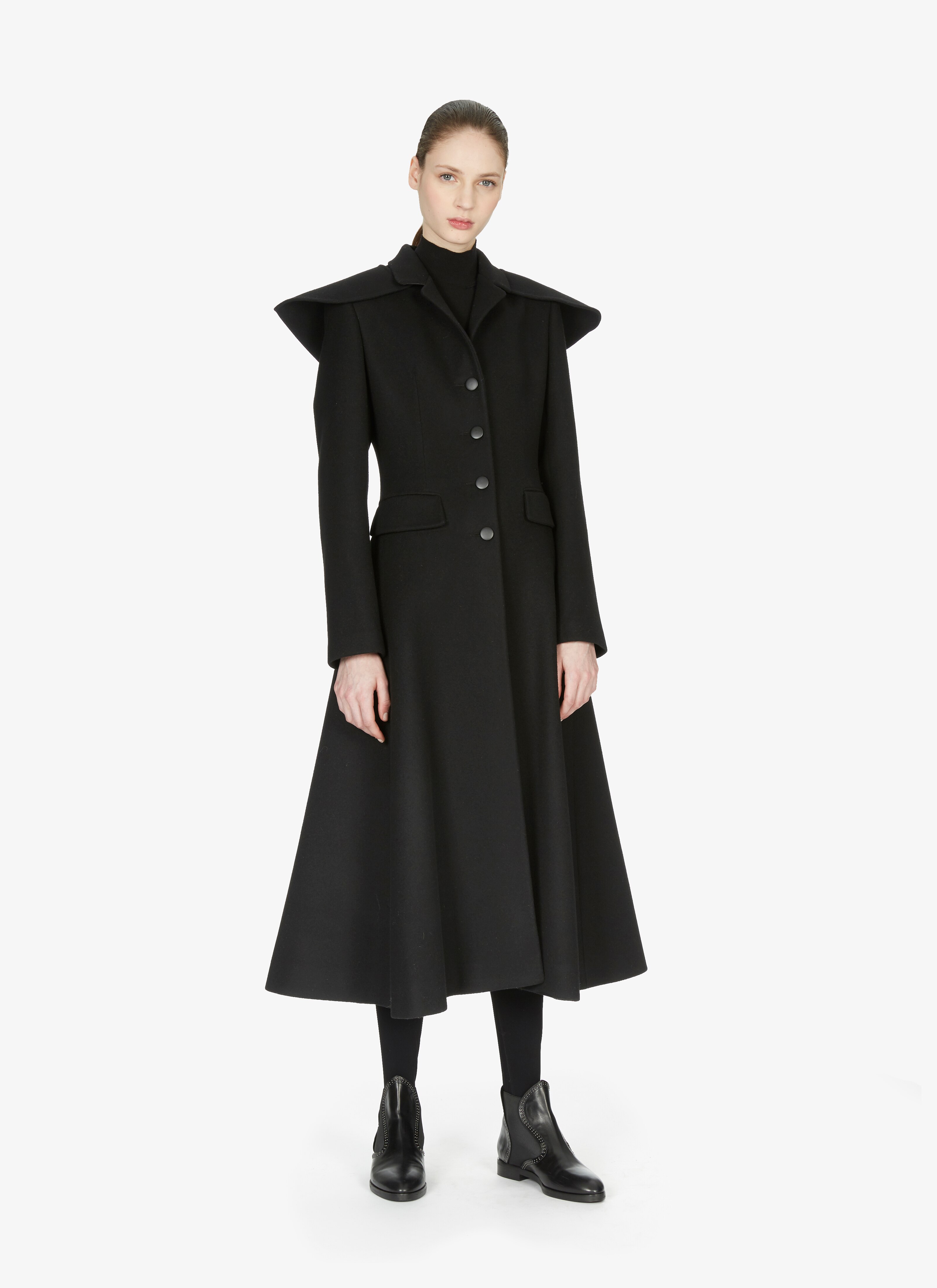 Single-Breasted Wool Coat Single-Breasted Wool Coat - maison-alaia.com