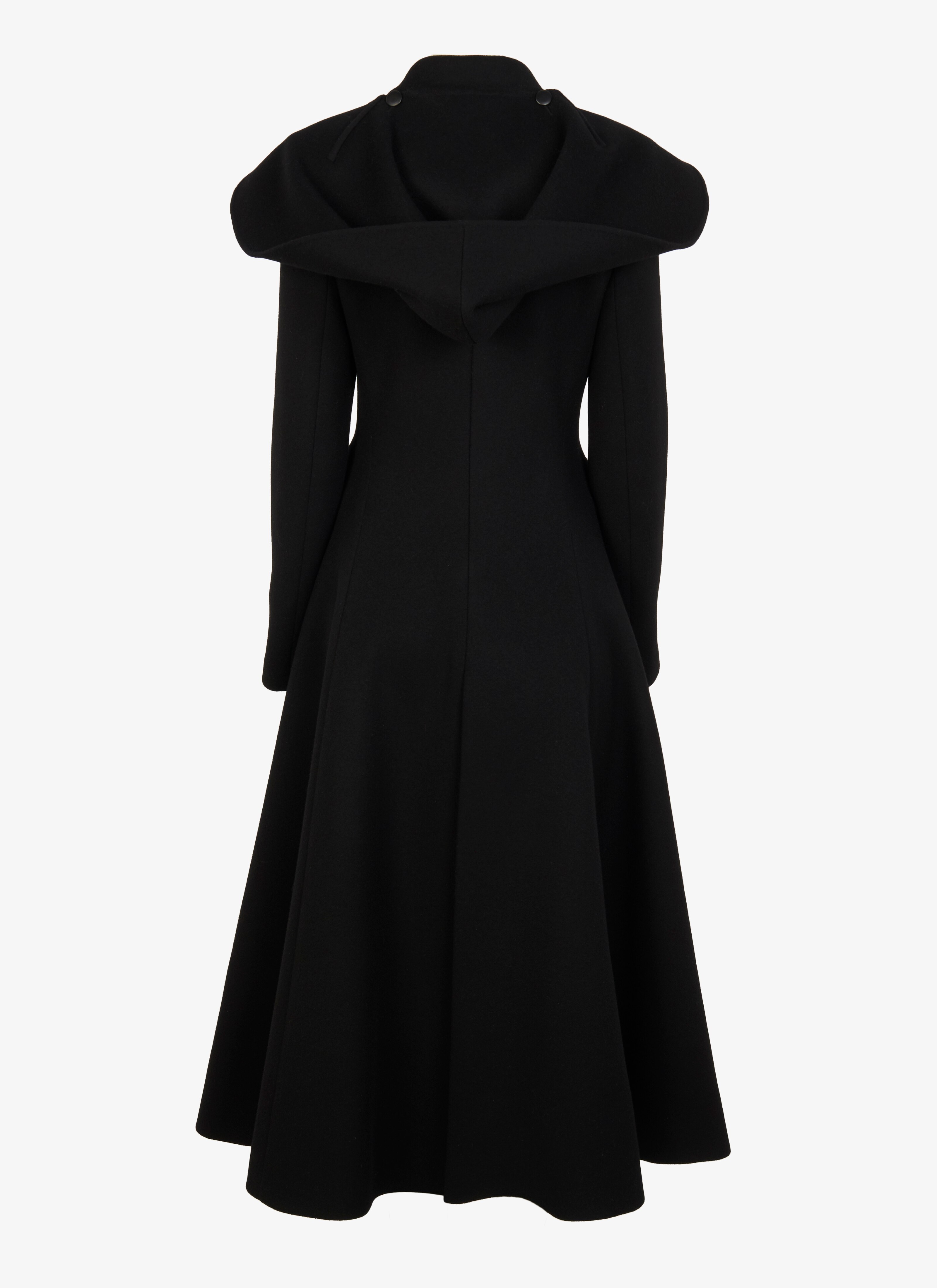 Single-Breasted Wool Coat Single-Breasted Wool Coat - maison-alaia.com