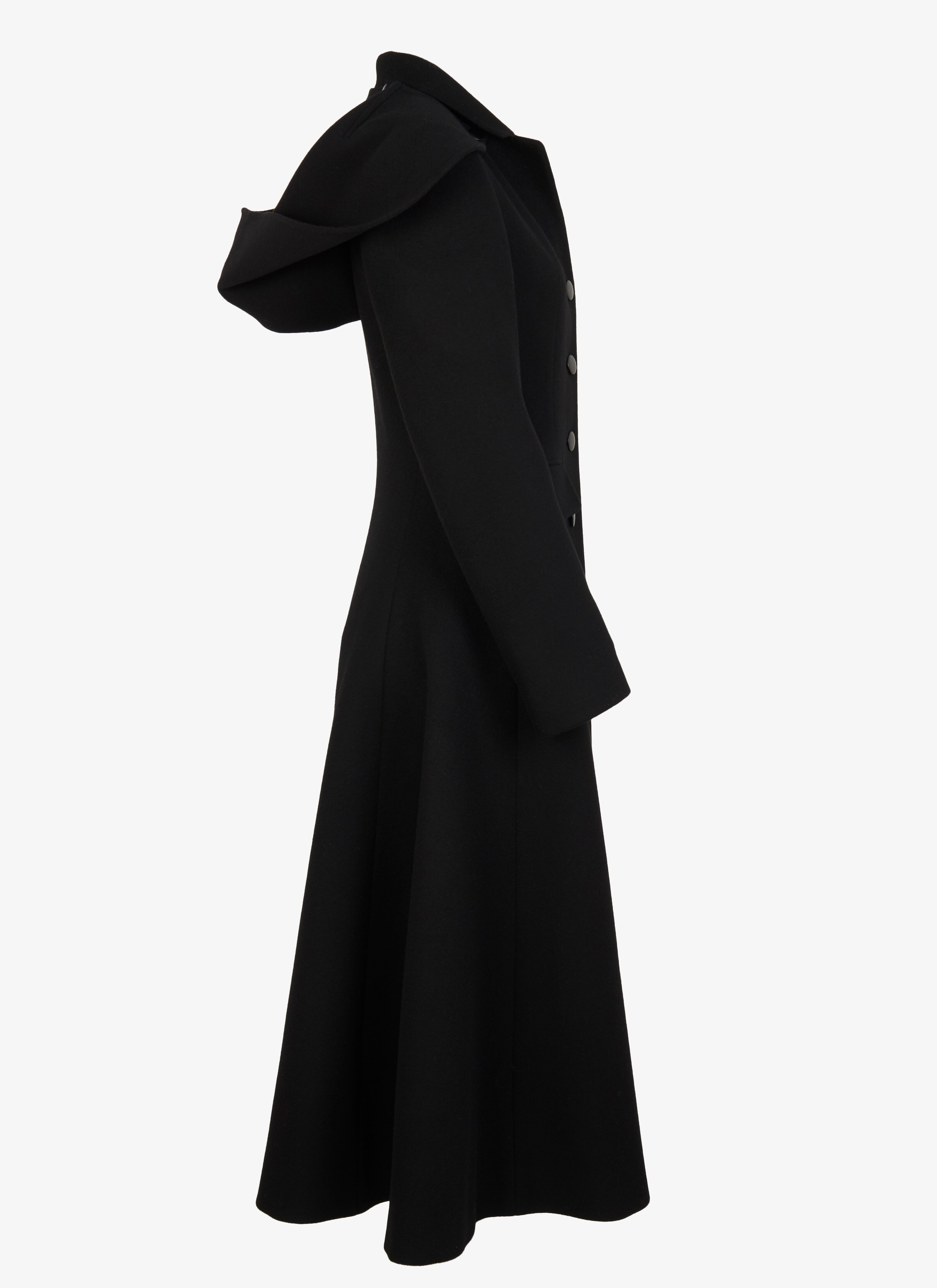 Single-Breasted Wool Coat Single-Breasted Wool Coat - maison-alaia.com