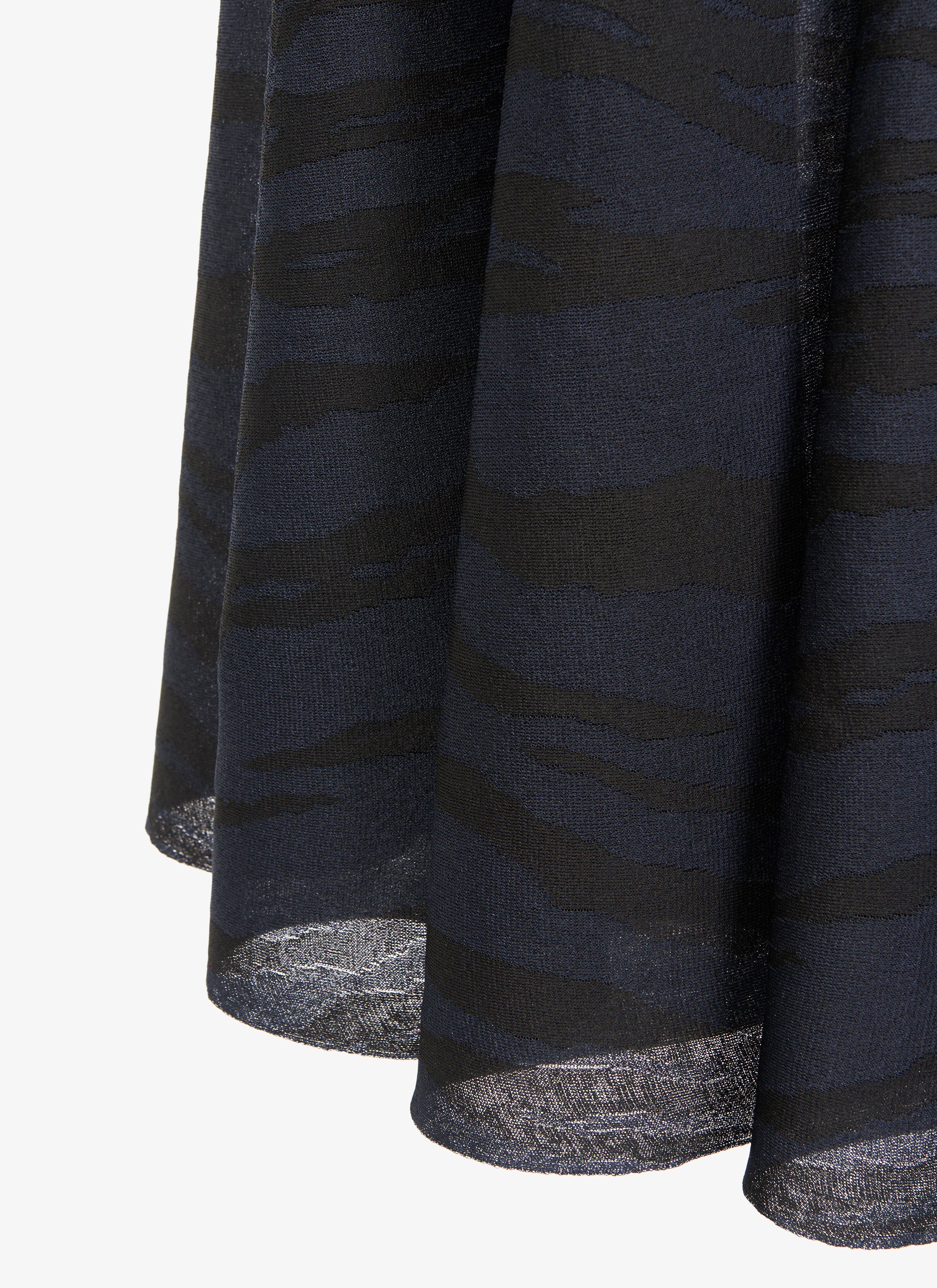 Silk-Blend Zebra Skirt Silk-Blend Zebra Skirt - maison-alaia.com