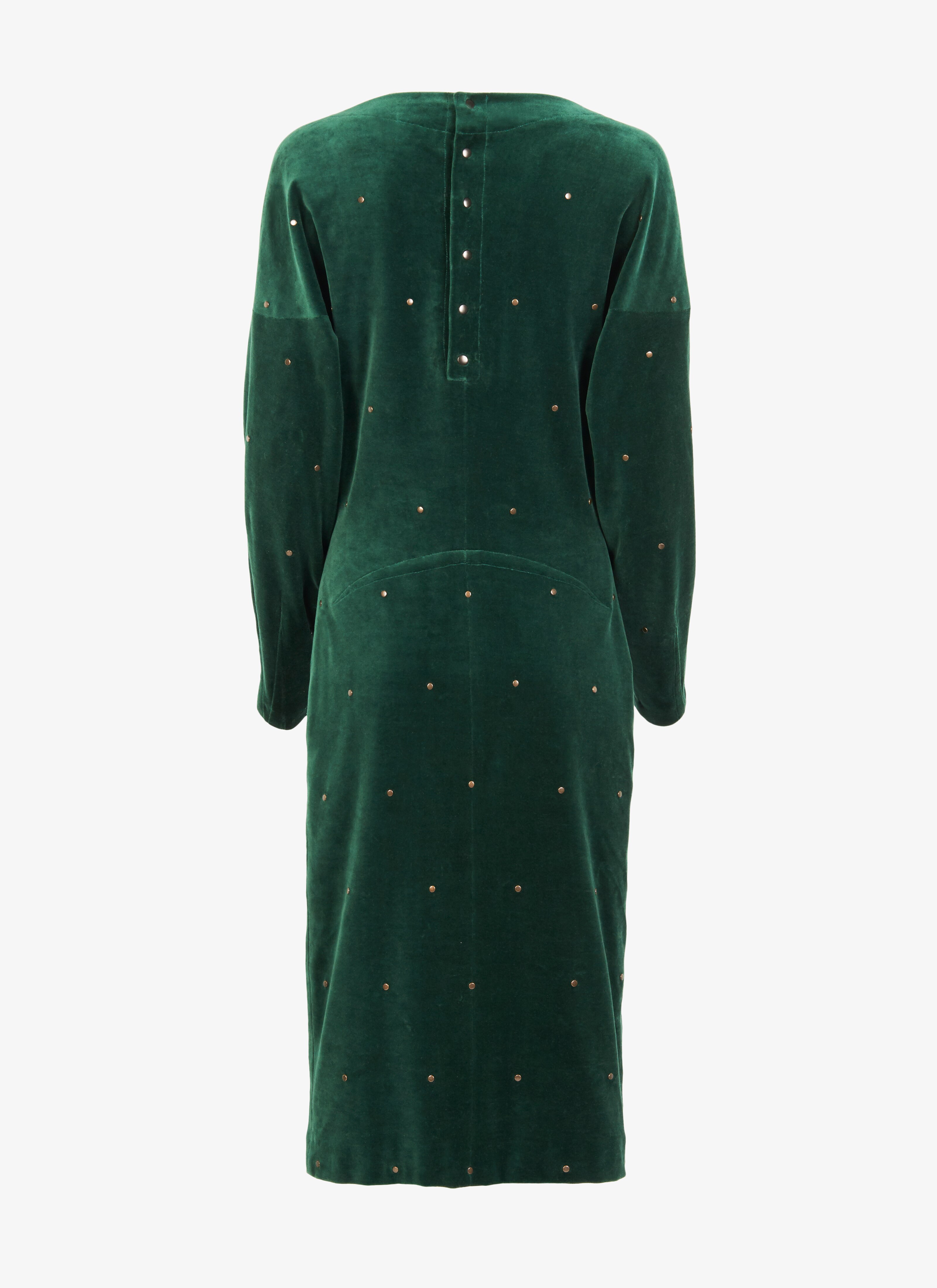ALAÏA EDITION 1983 Studded Velvet Jersey Dress ALAÏA EDITION 1983 Studded Velvet Jersey Dress - maison-alaia.com