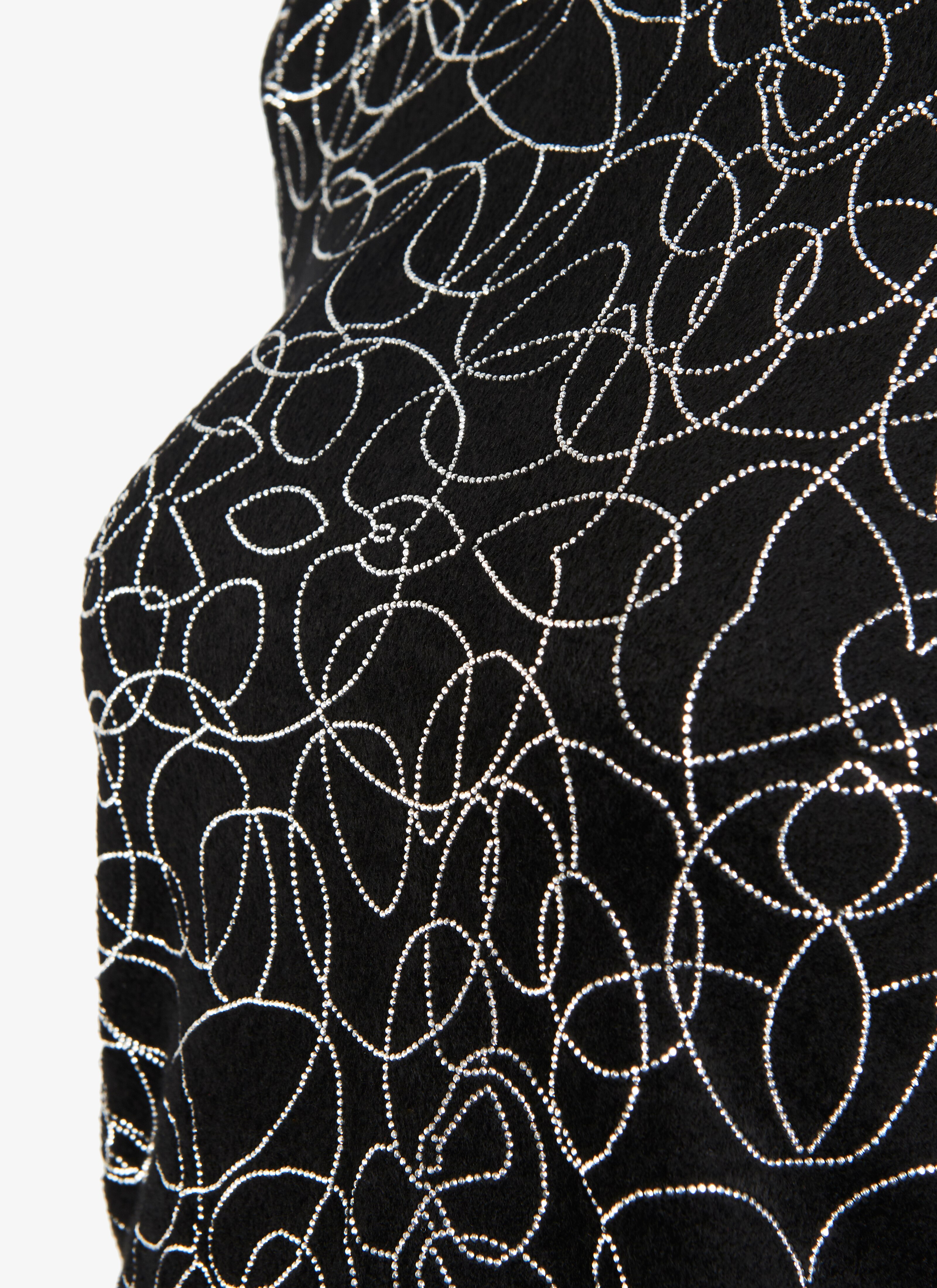 ALAÏA ブラック/シルバー TOPS