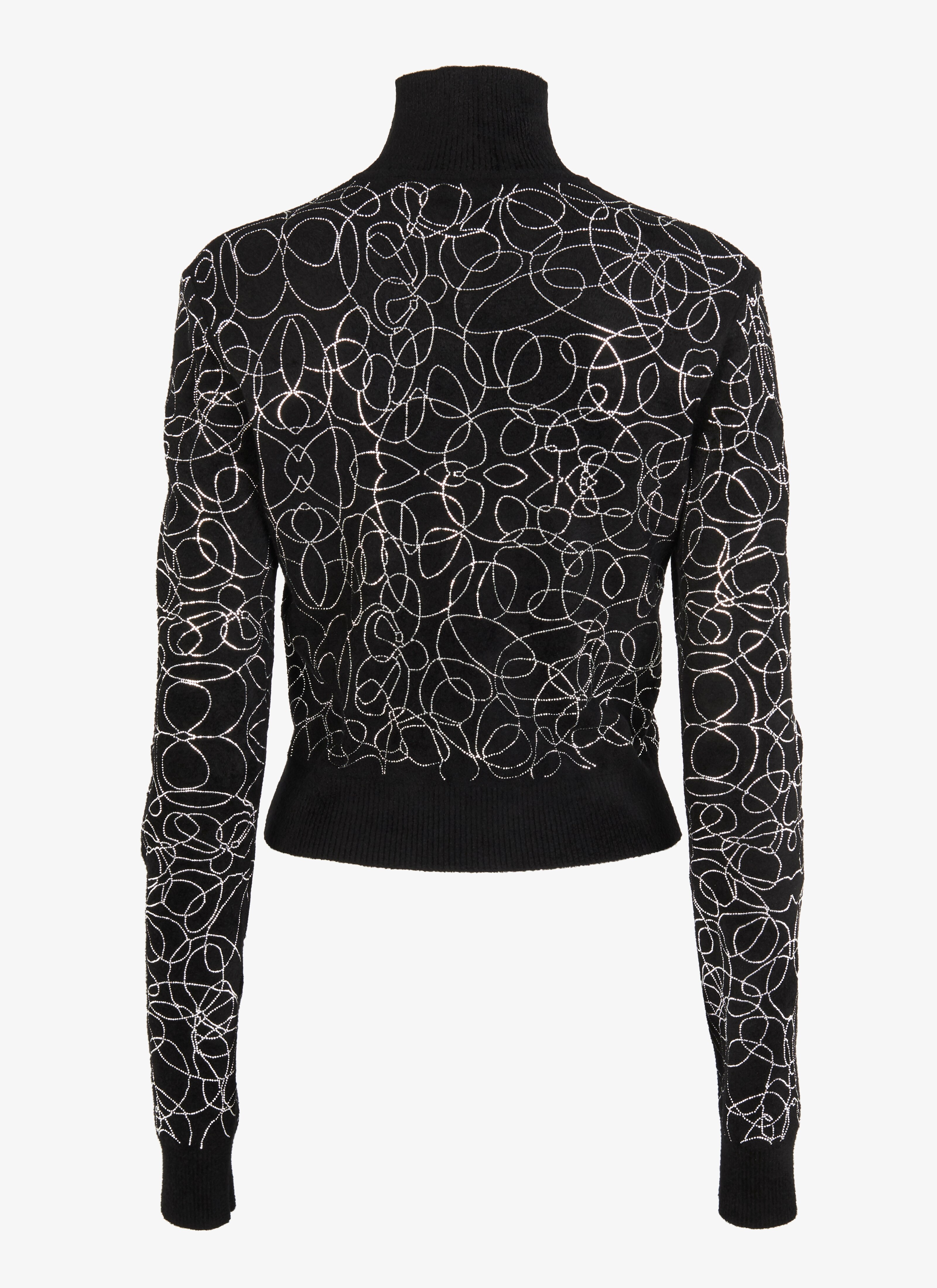 ALAÏA ブラック/シルバー TOPS