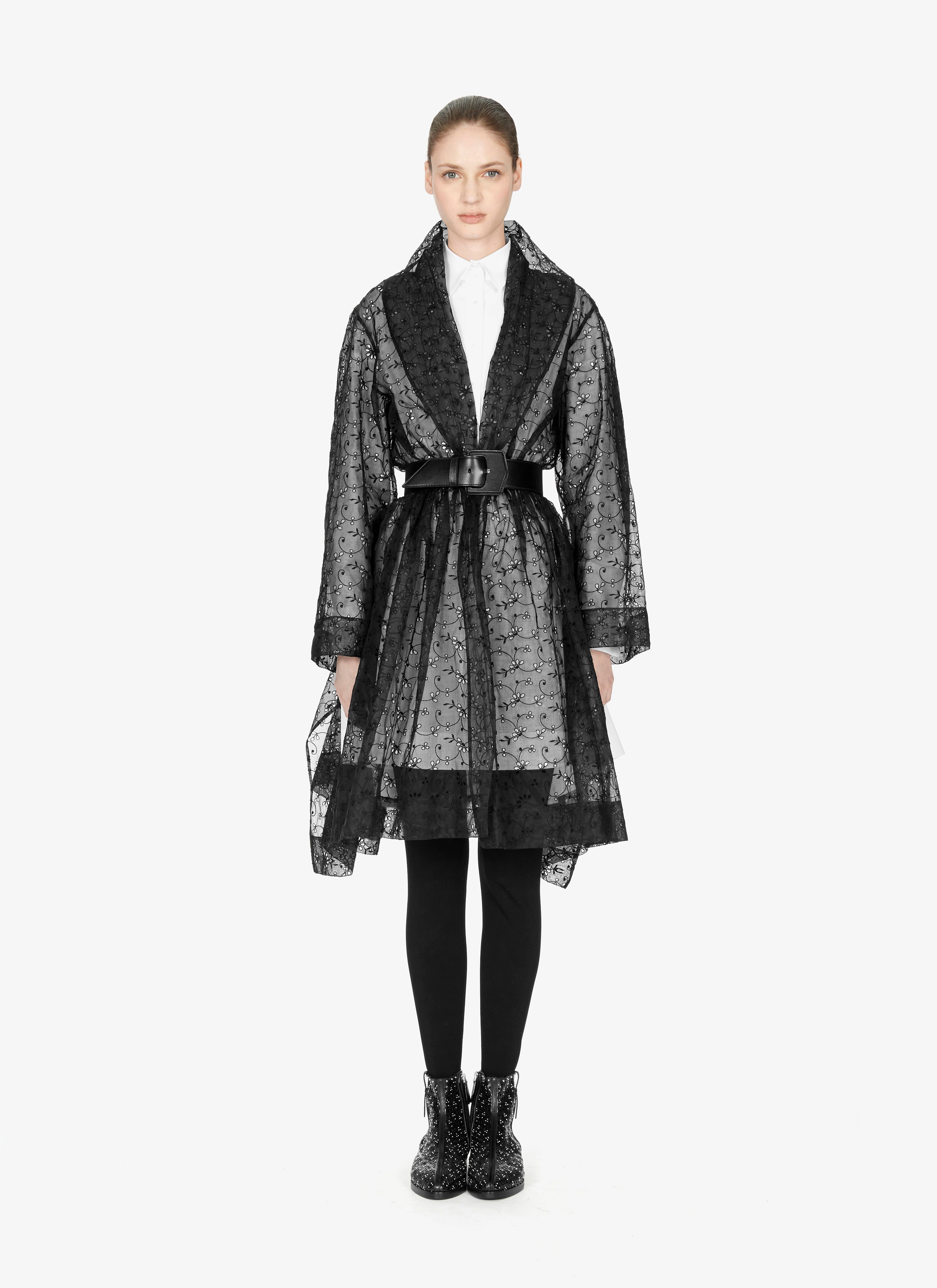 Eyelet Organdy Robe Dress Eyelet Organdy Robe Dress - maison-alaia.com