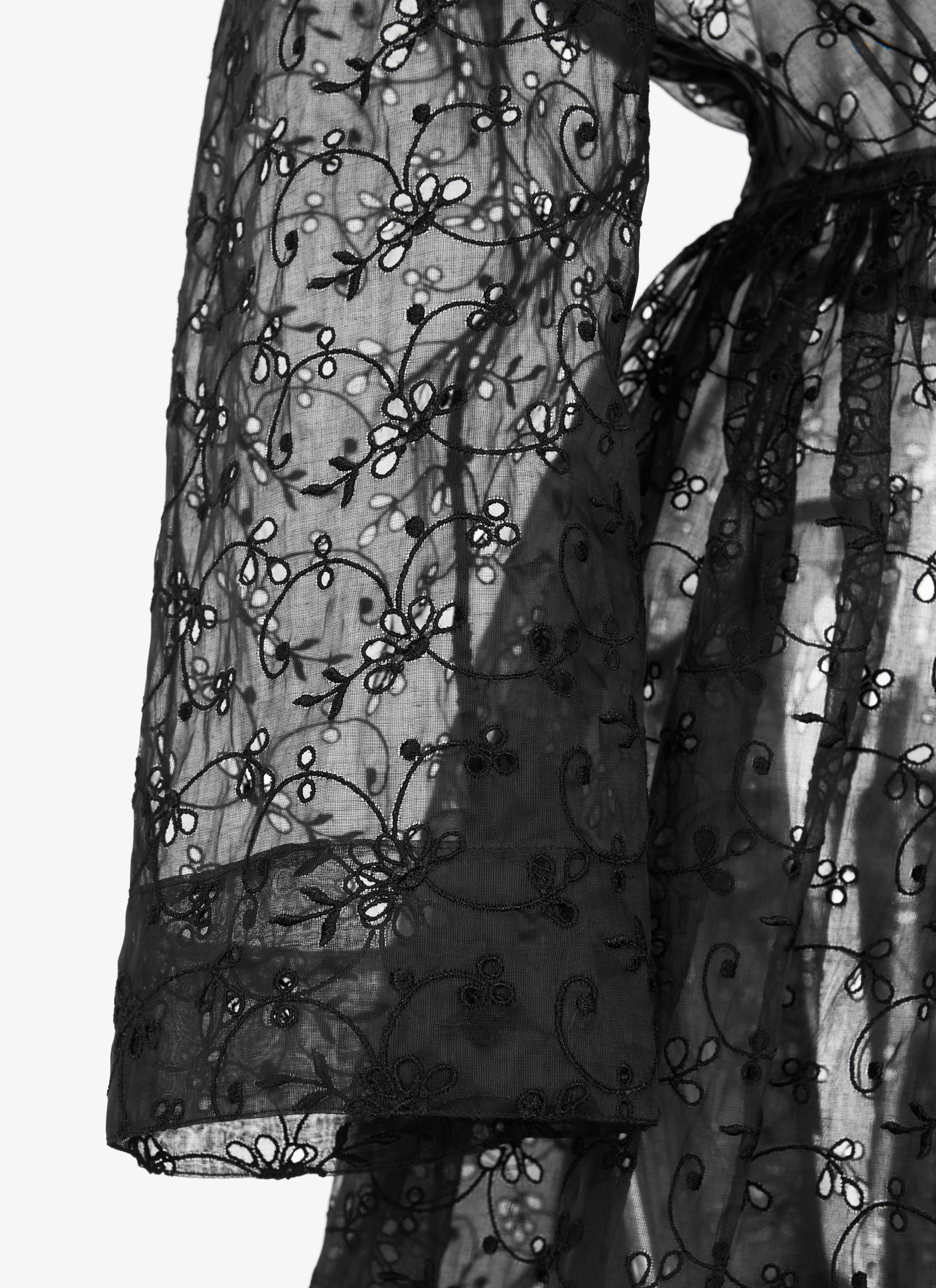 Eyelet Organdy Robe Dress Eyelet Organdy Robe Dress - maison-alaia.com