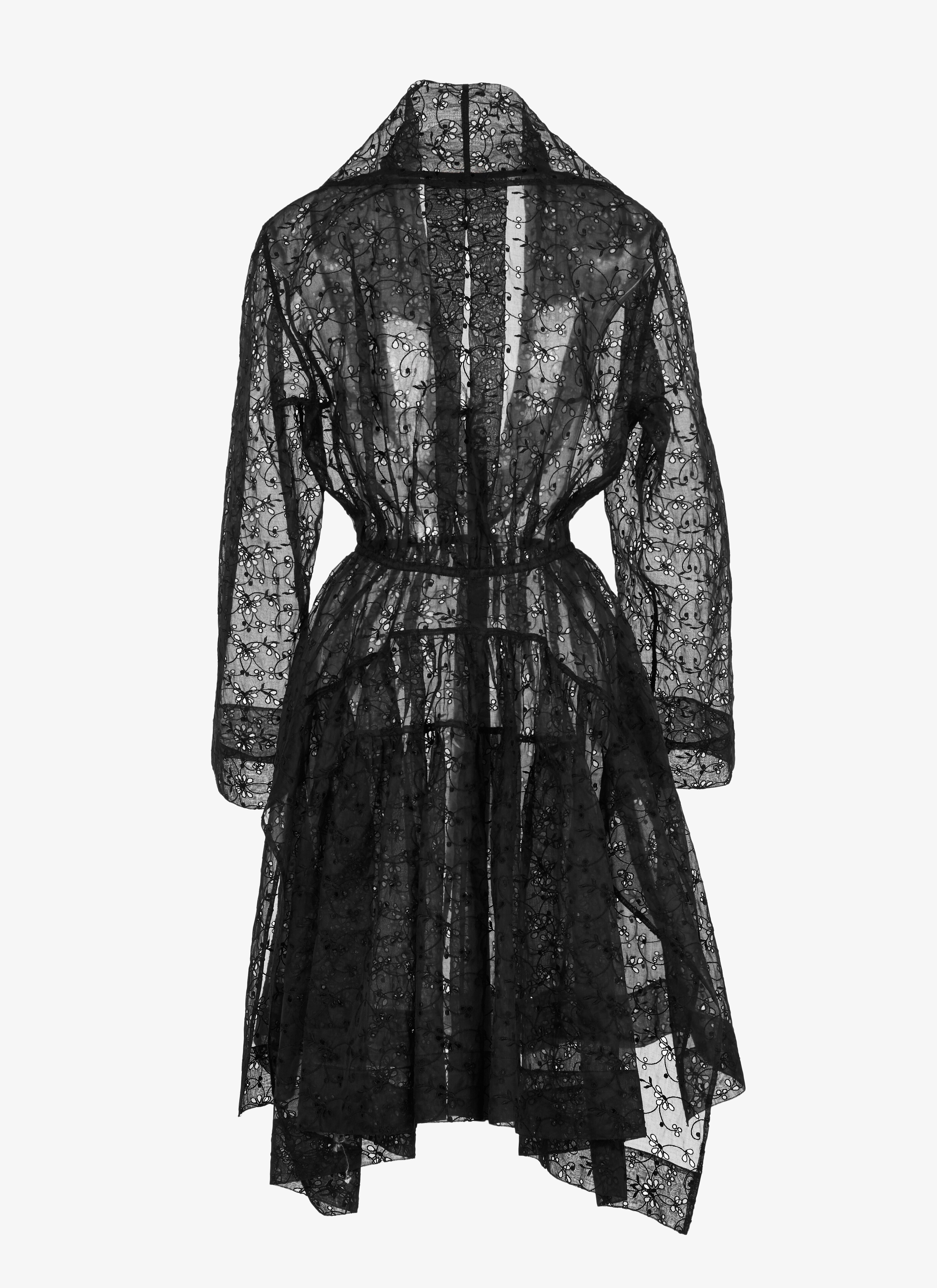Eyelet Organdy Robe Dress Eyelet Organdy Robe Dress - maison-alaia.com
