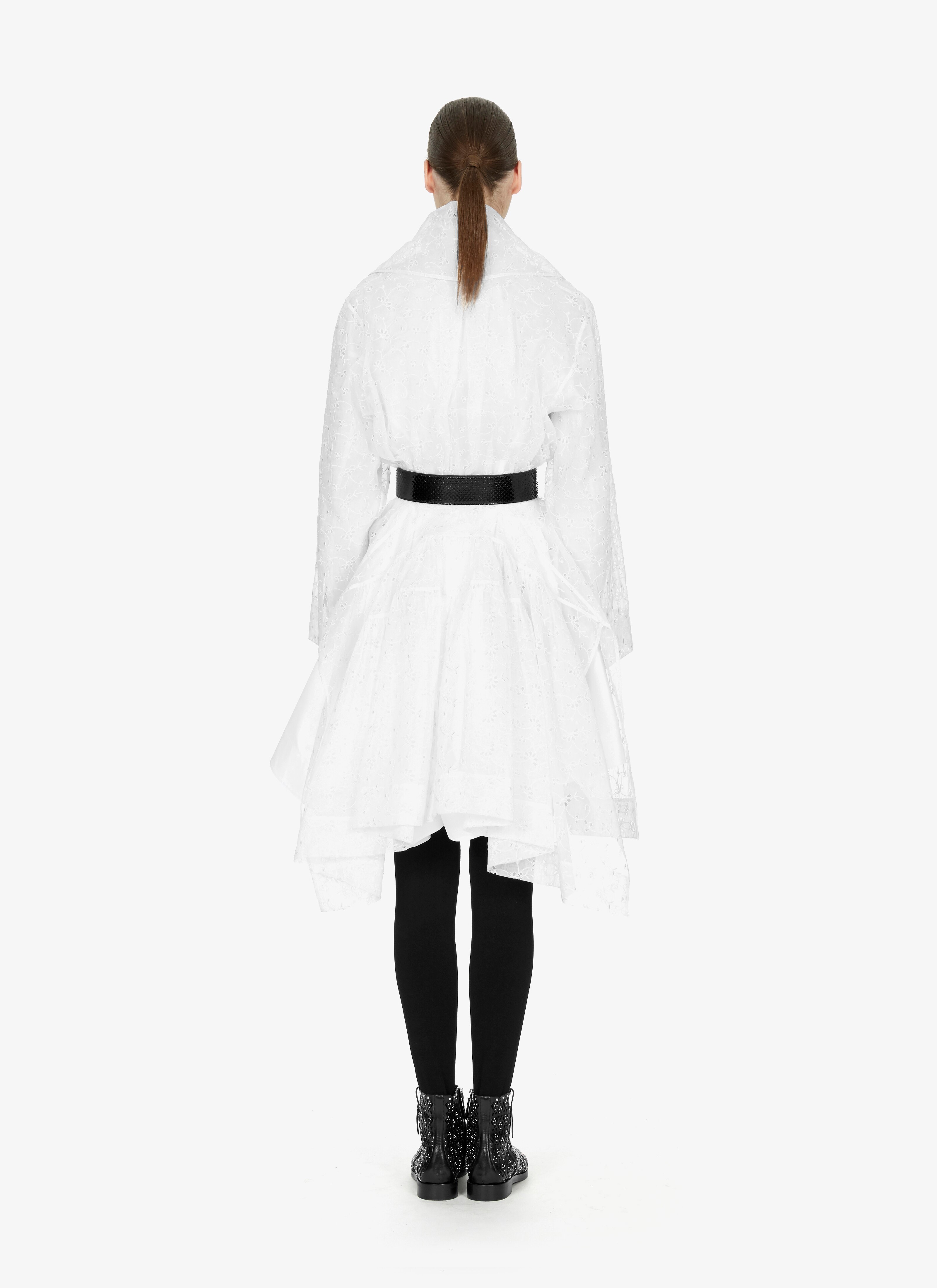 Eyelet Organdy Robe Dress Eyelet Organdy Robe Dress - maison-alaia.com