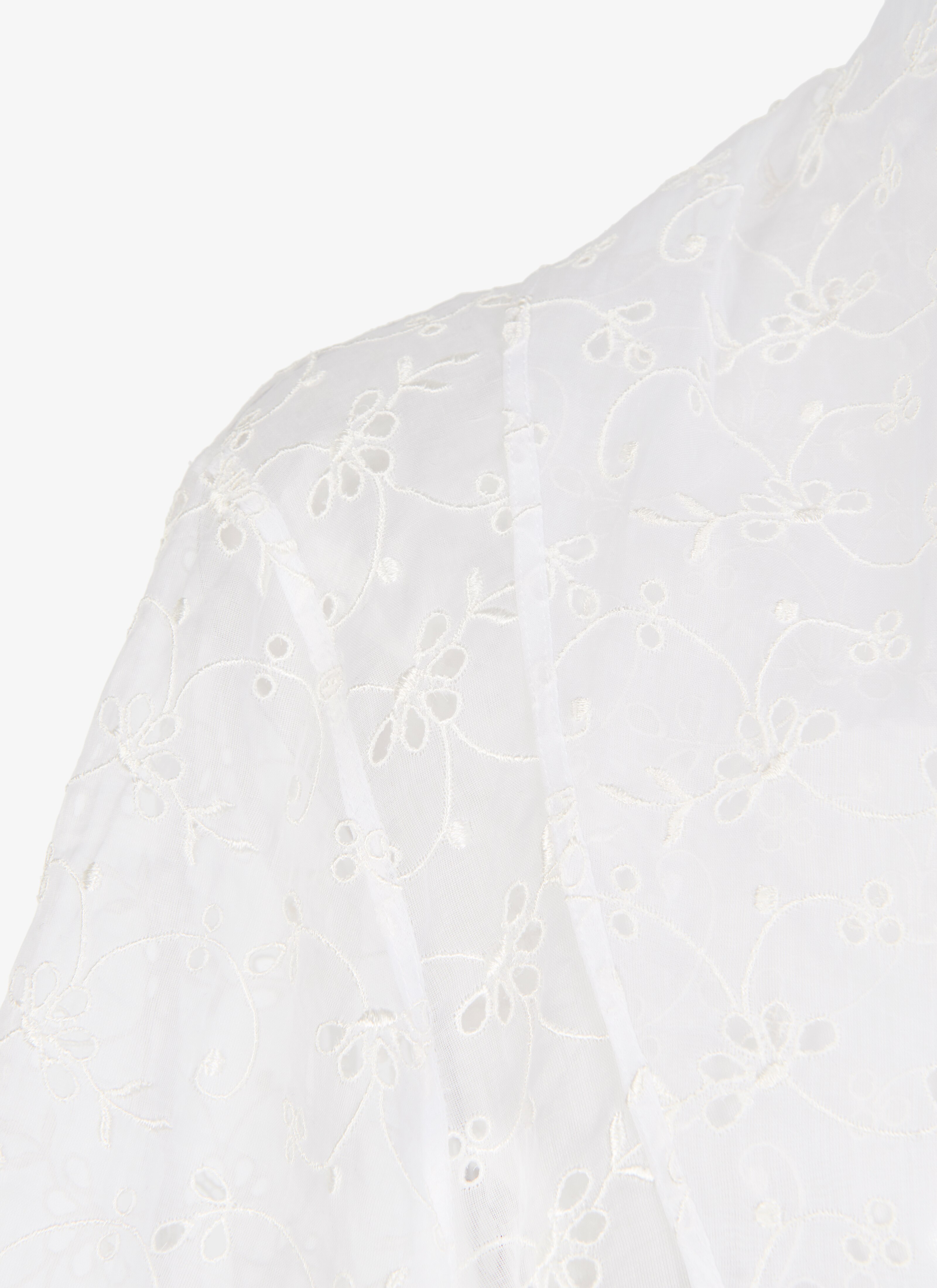 Eyelet Organdy Robe Dress Eyelet Organdy Robe Dress - maison-alaia.com