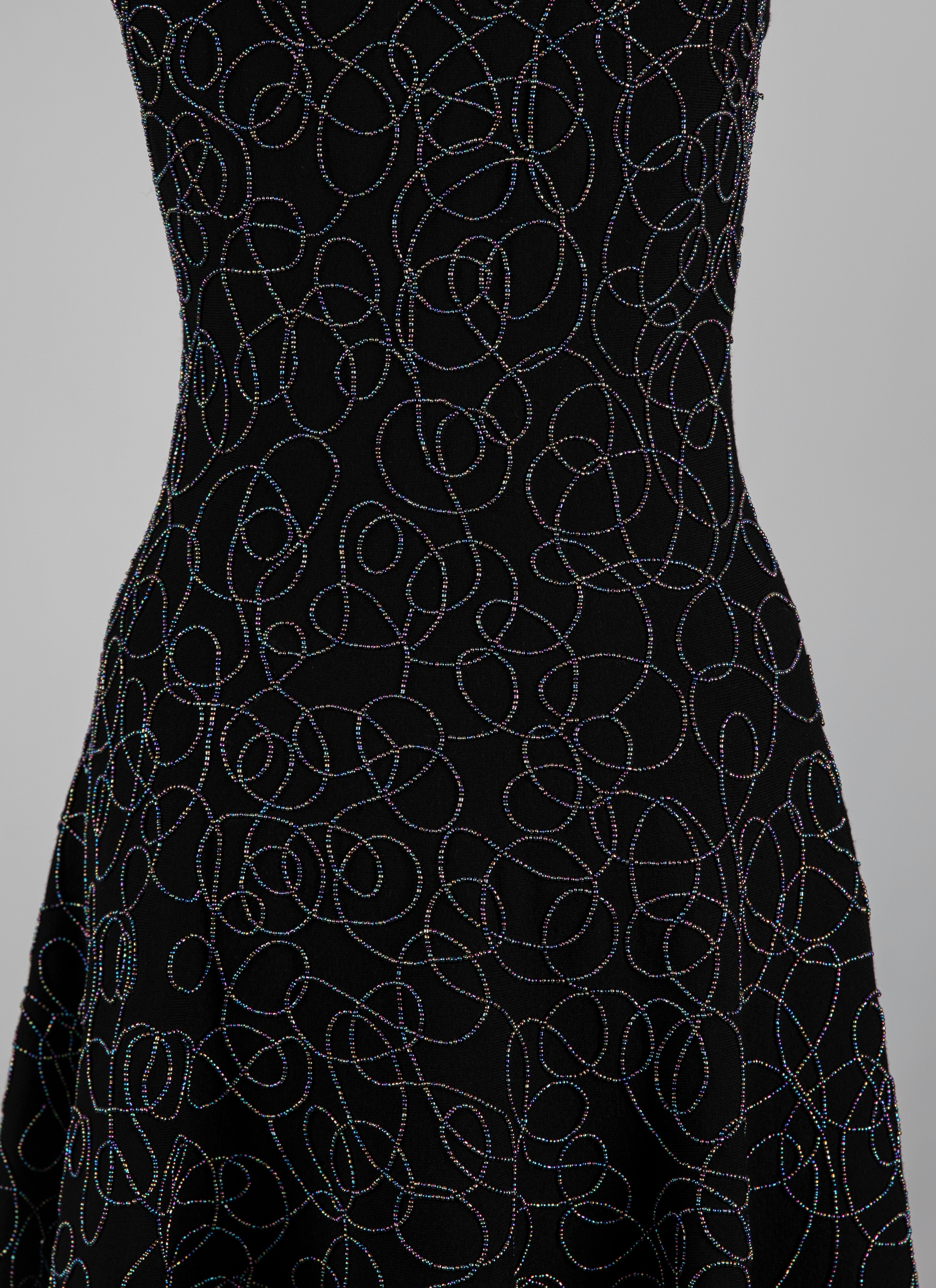 Wool-Blend Abstract Midi Dress Wool-Blend Abstract Midi Dress - maison-alaia.com