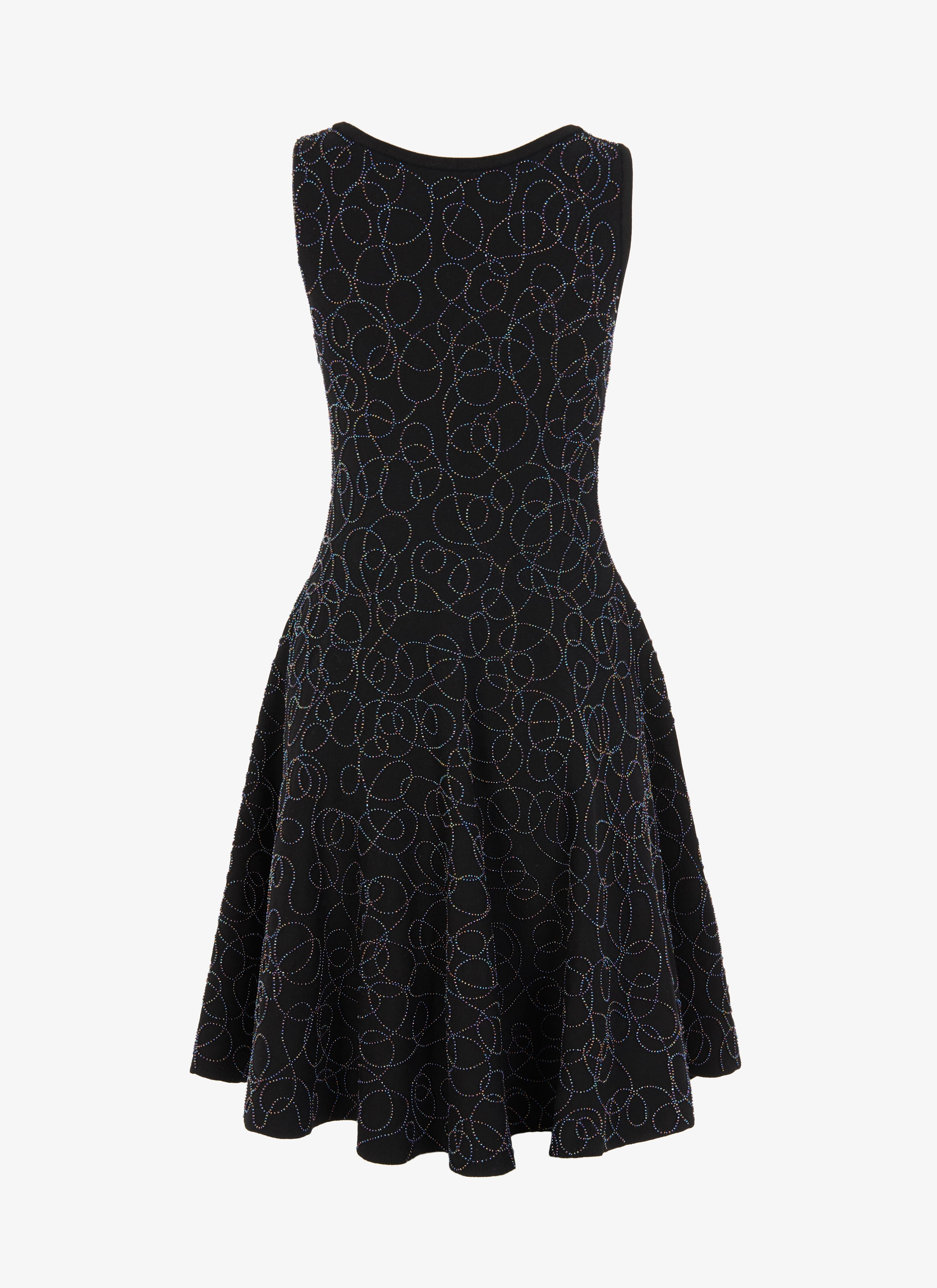 Wool-Blend Abstract Midi Dress Wool-Blend Abstract Midi Dress - maison-alaia.com