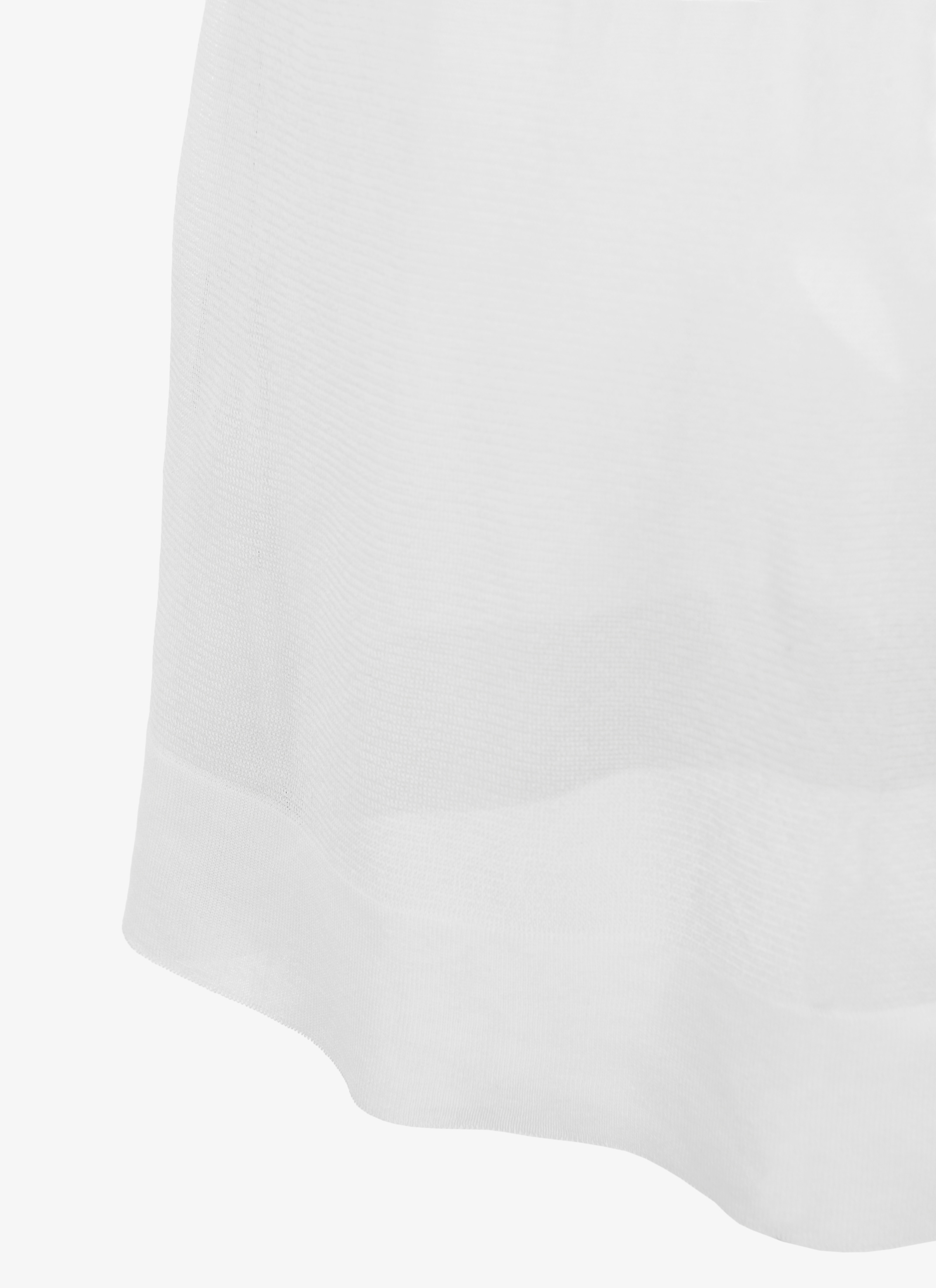 ALAÏA WHITE SHEER SILK DRESS