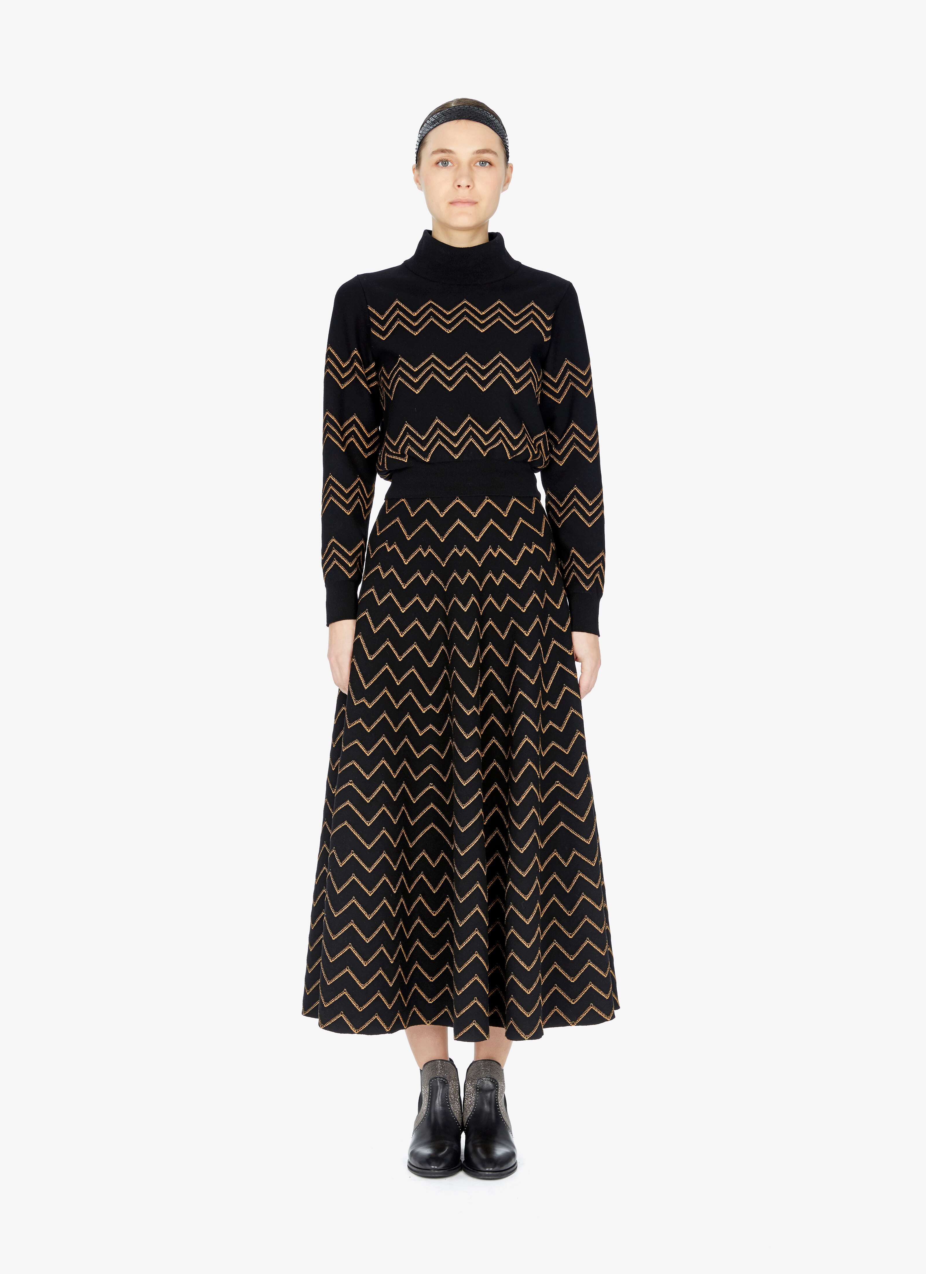 Cropped Wool-Blend Nazaré Sweater Cropped Wool-Blend Nazaré Sweater - maison-alaia.com